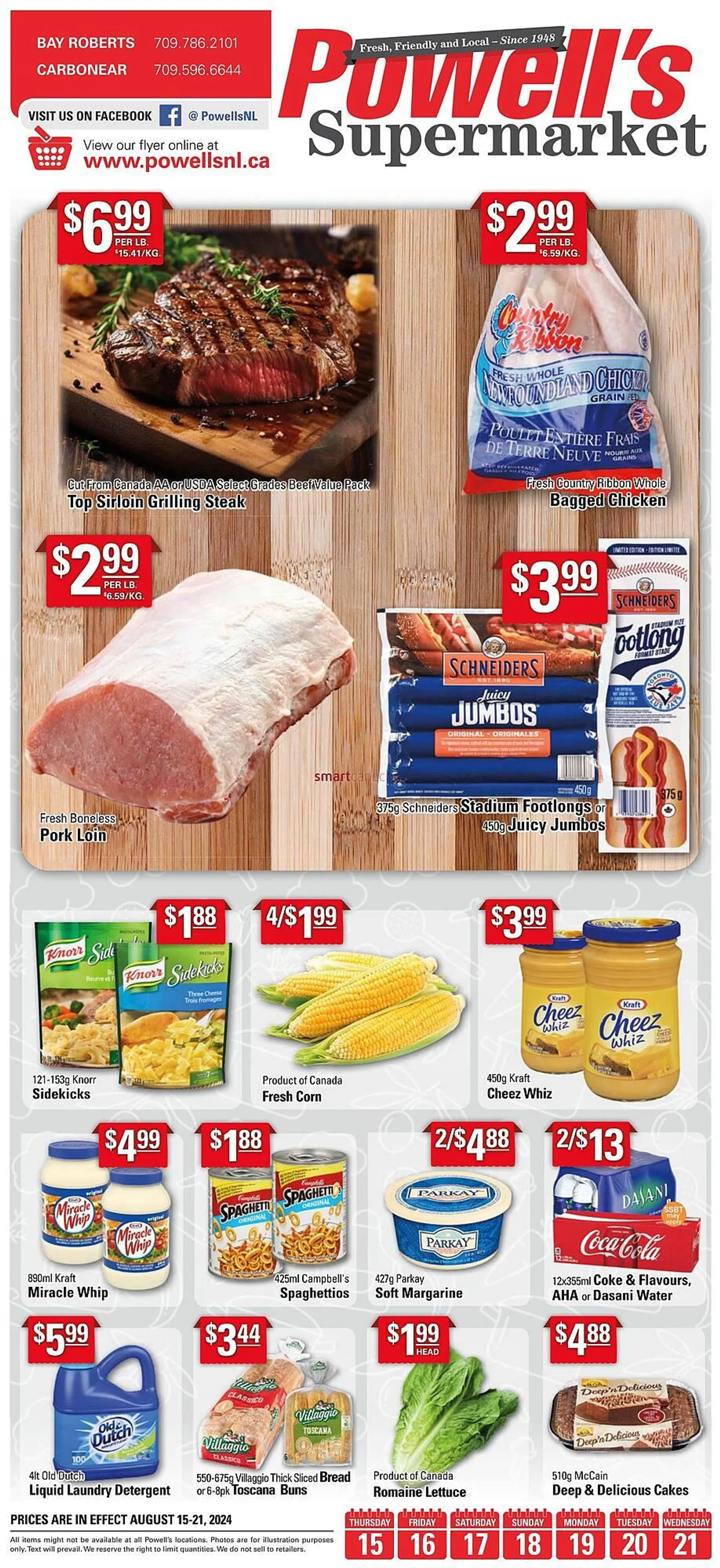 Powells Supermarket flyer - 1