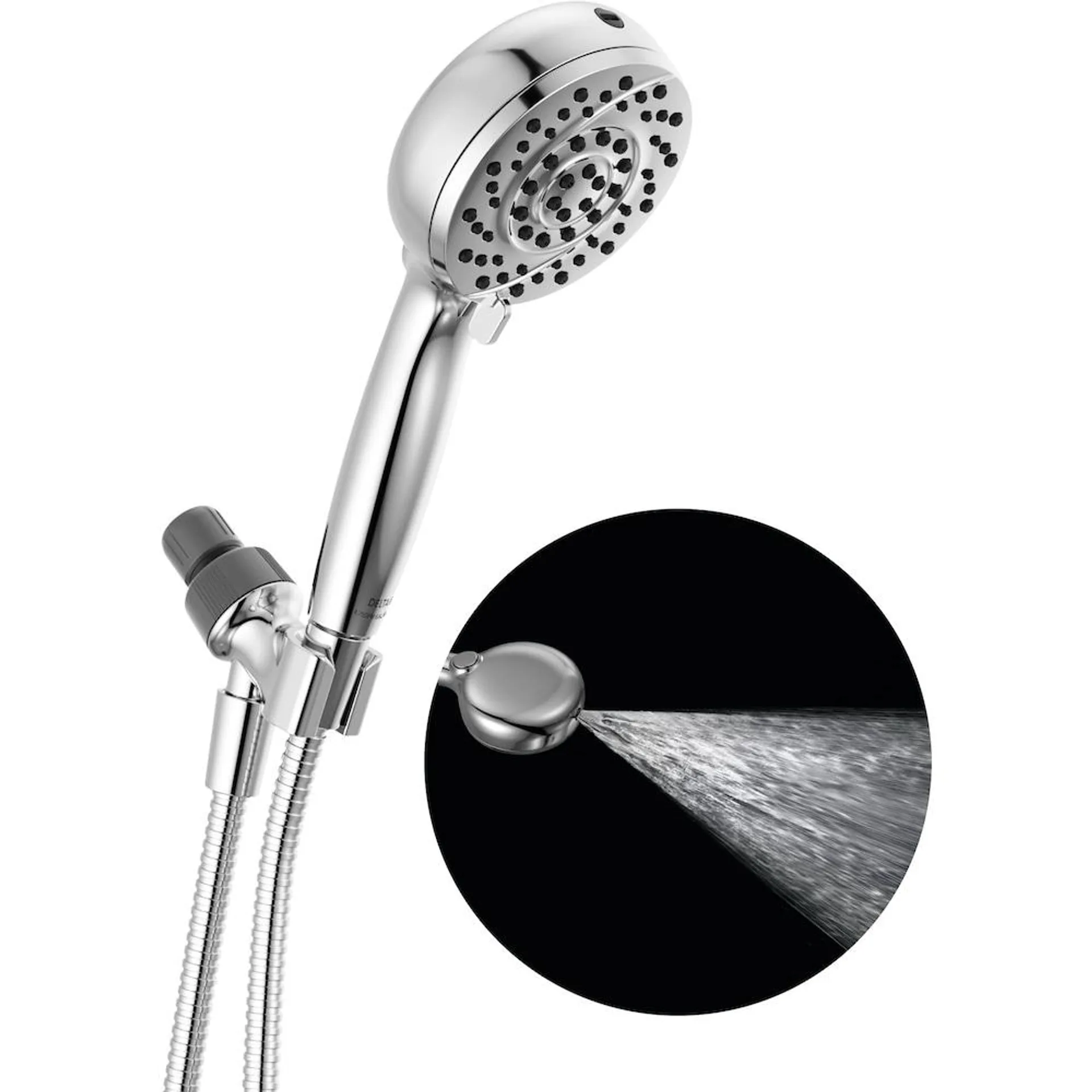 6-Setting 4.5-Inch ProClean Hand Shower with Cleaning Spray in Chrome