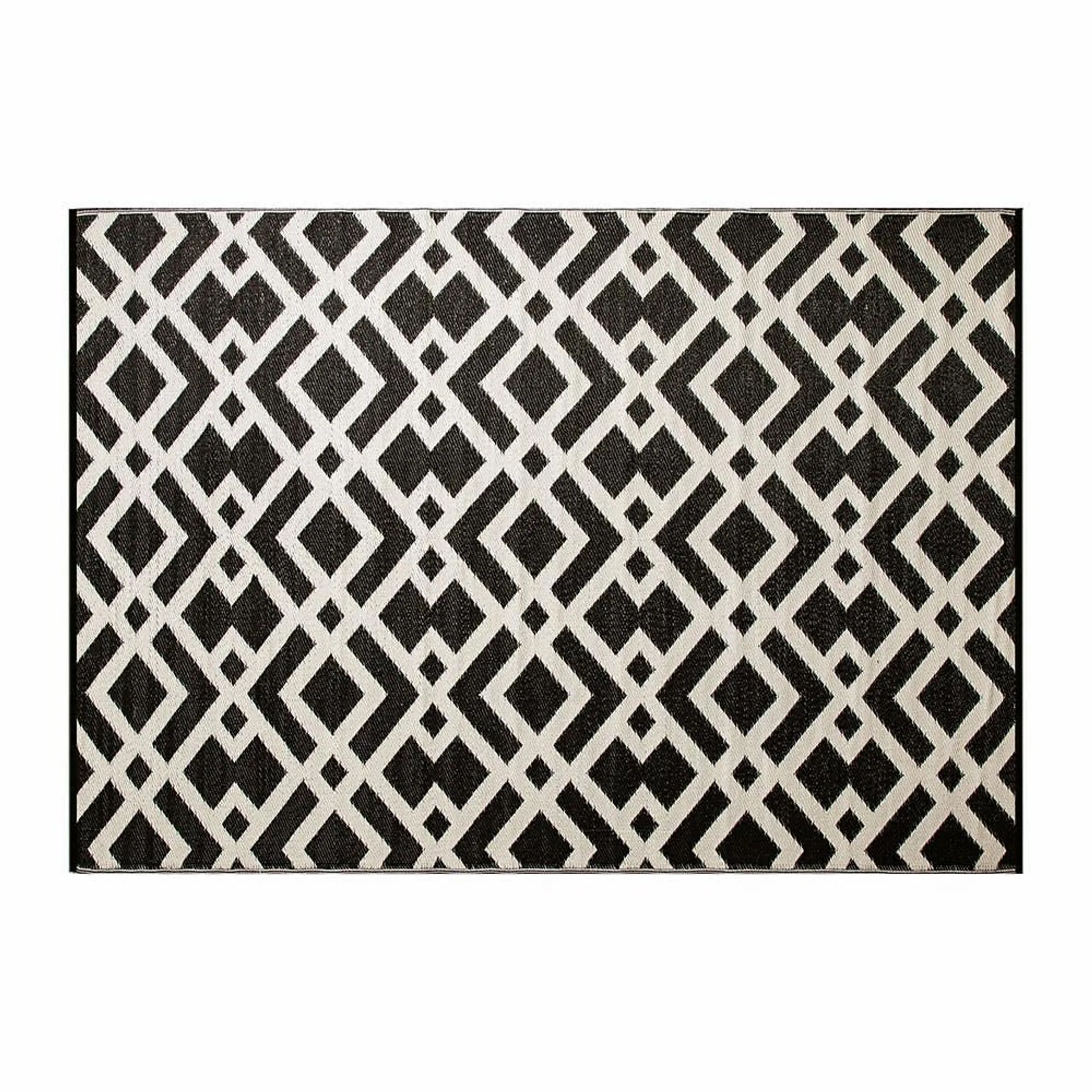 KSP Outdoor 'Tirana Black Birch' All Season Mat (Black/Beige)