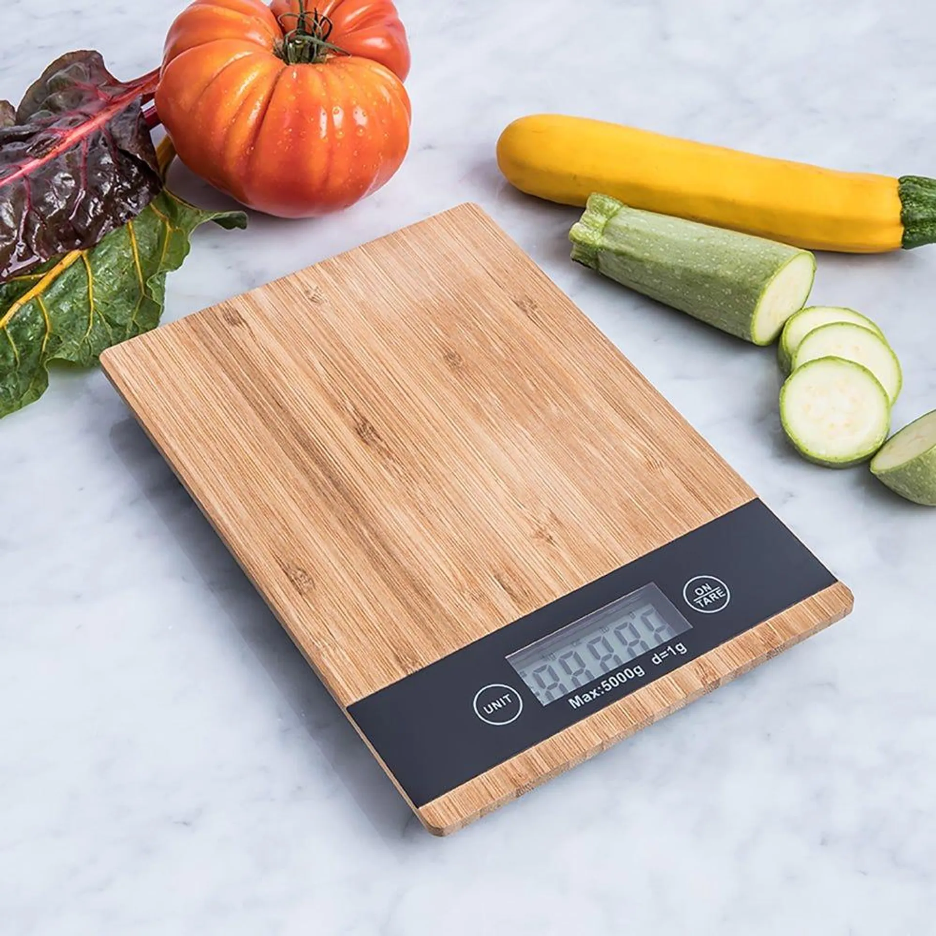 KSP Natura 'Bamboo' Digital Kitchen Scale (Natural)