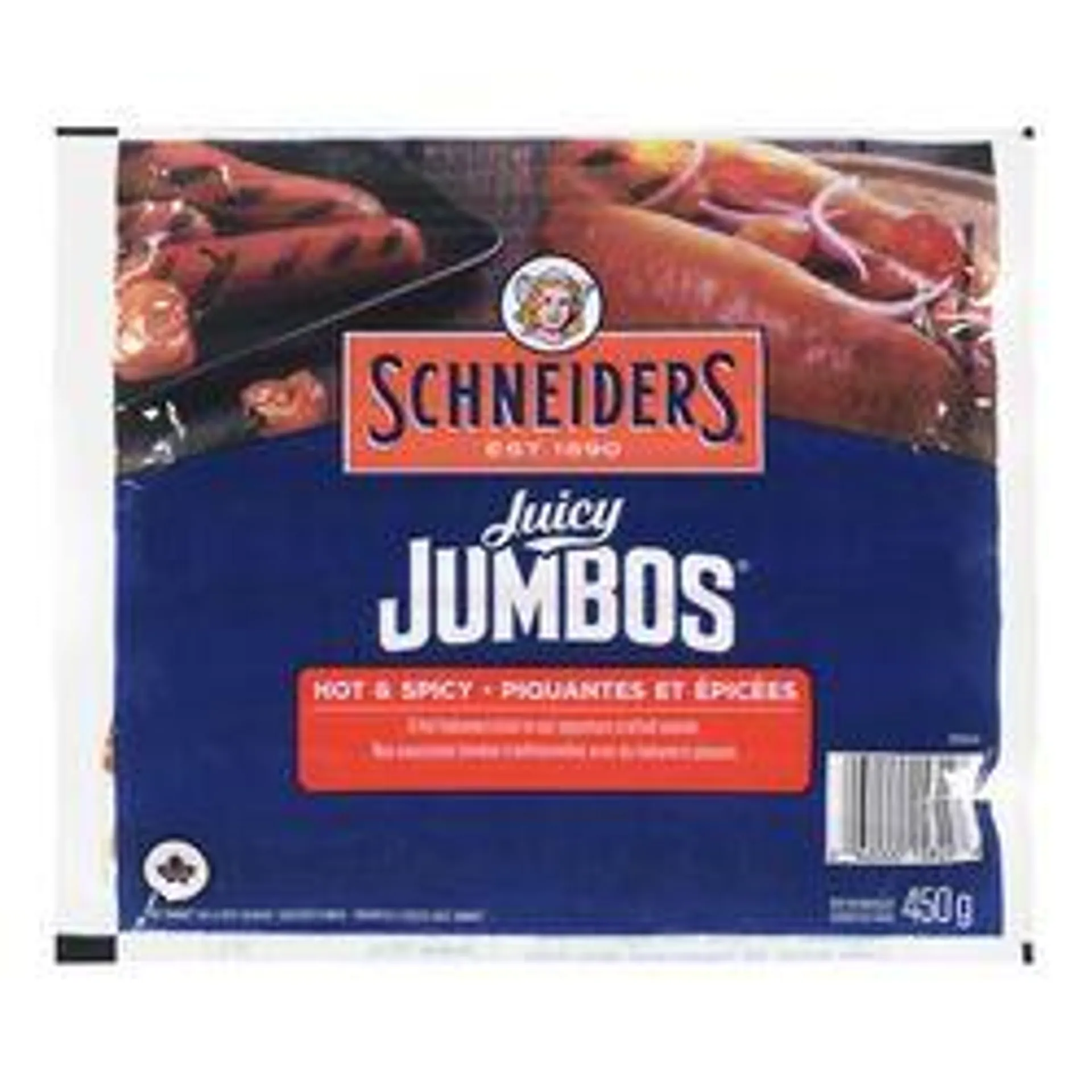 Hot 'N Spicy Wieners, Juicy Jumbos