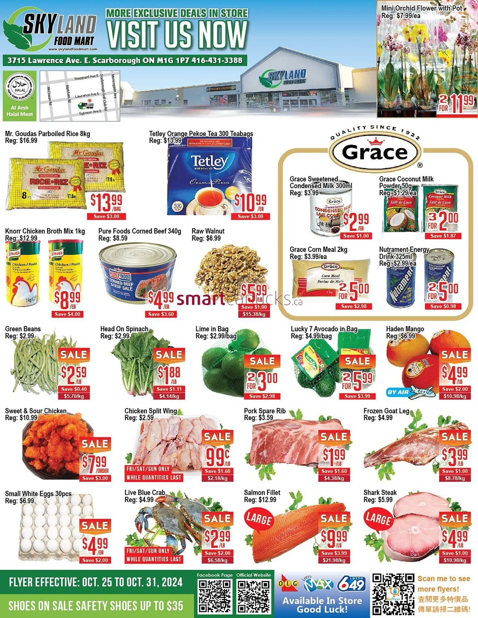 Skyland Foodmart flyer - 1