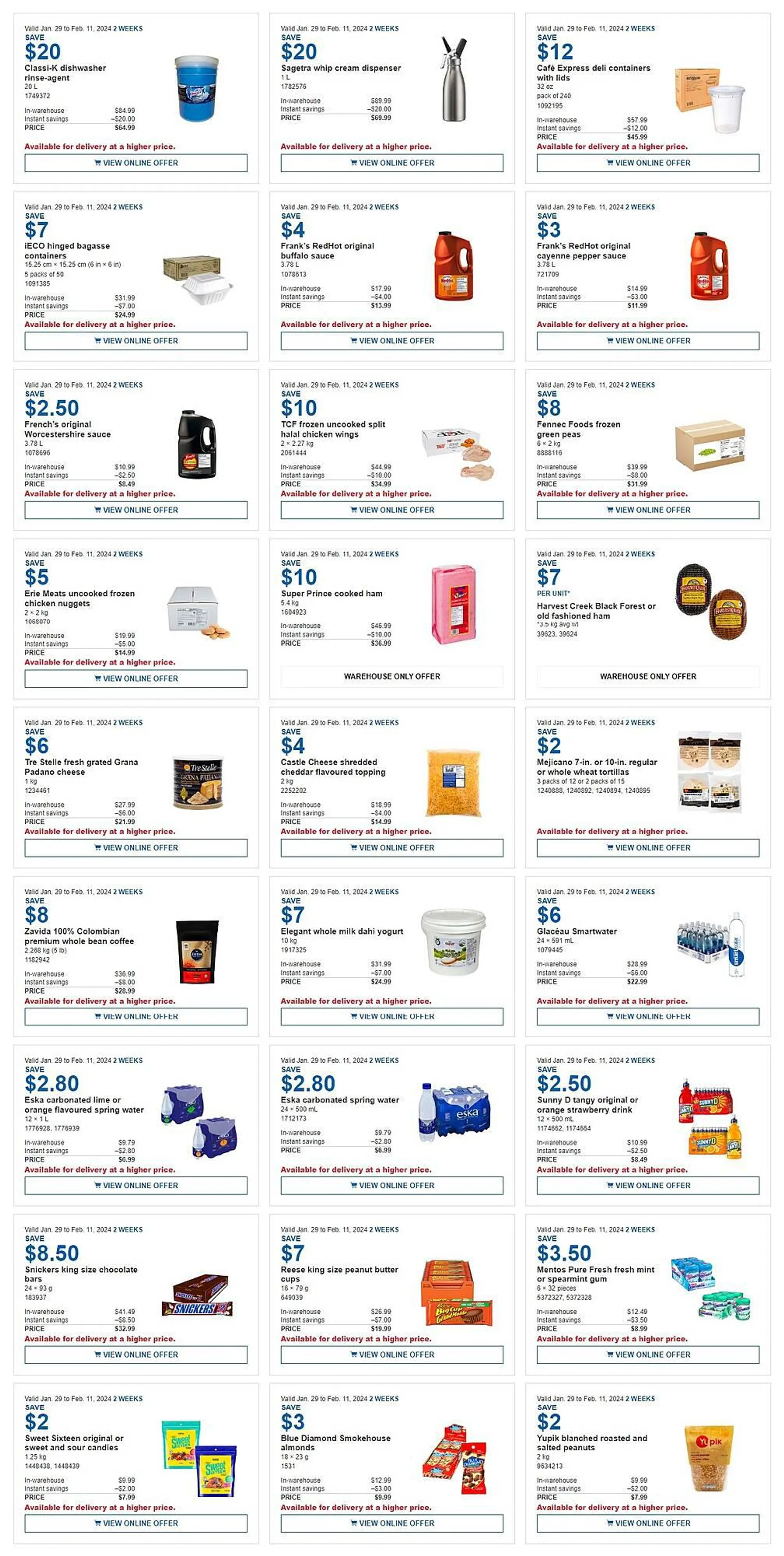 Costco flyer from January 29 to February 11 2024 - flyer page 1