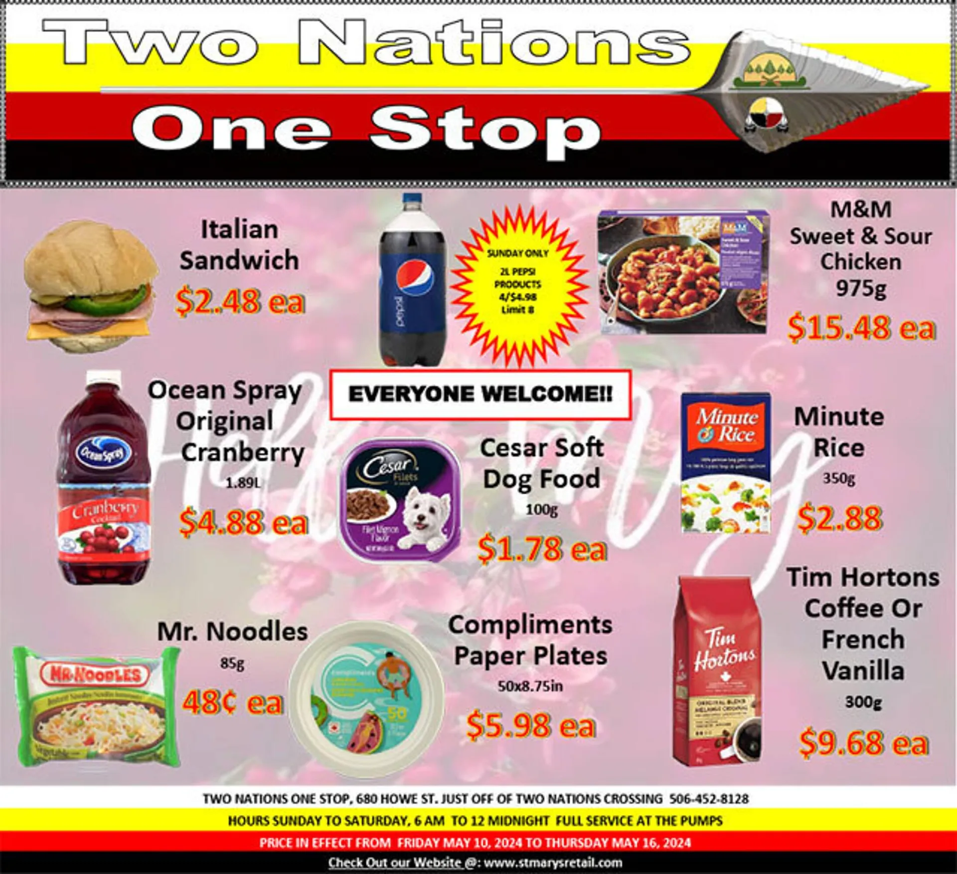 Two Nations One Stop flyer - 1