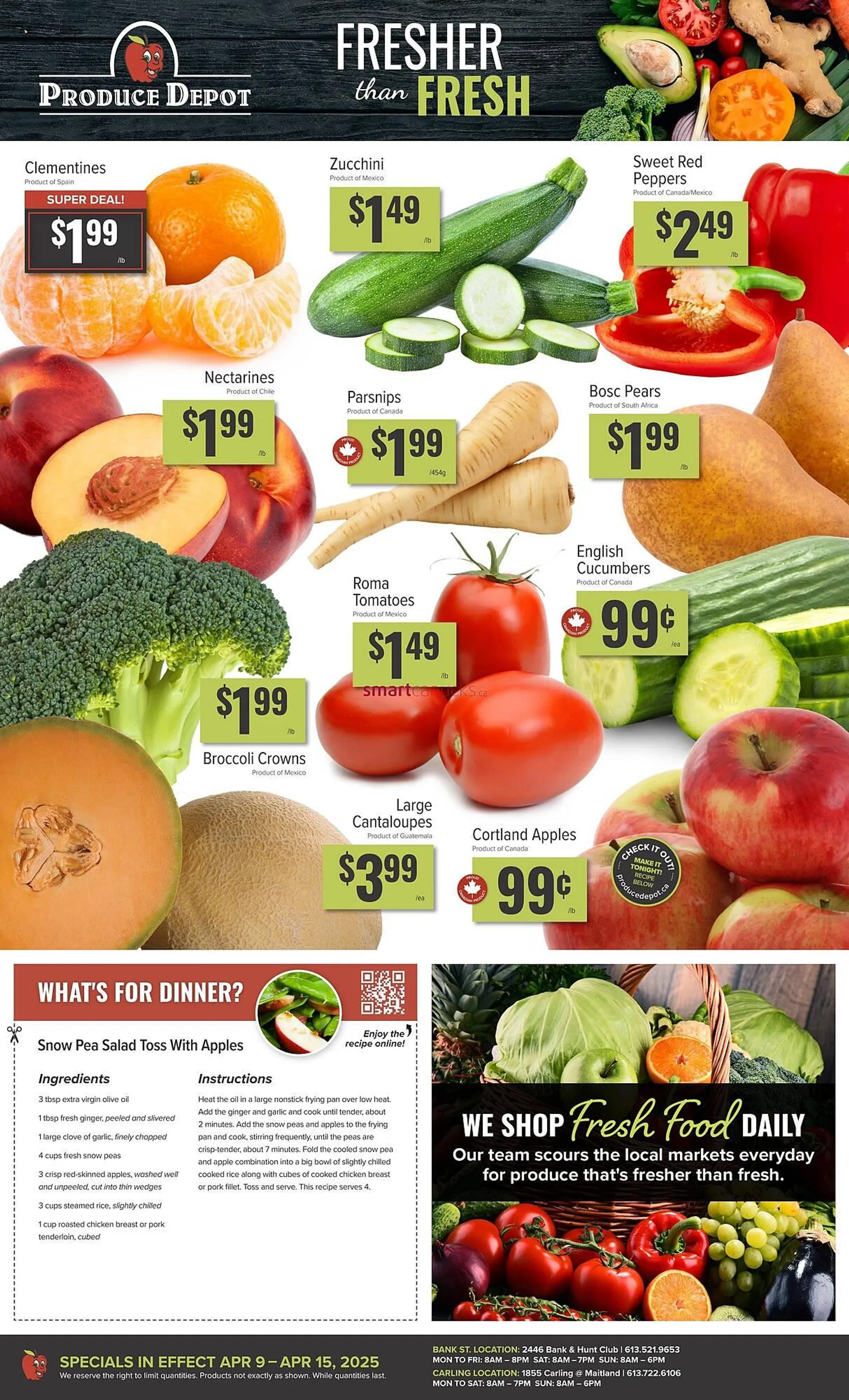 Produce Depot flyer - 1