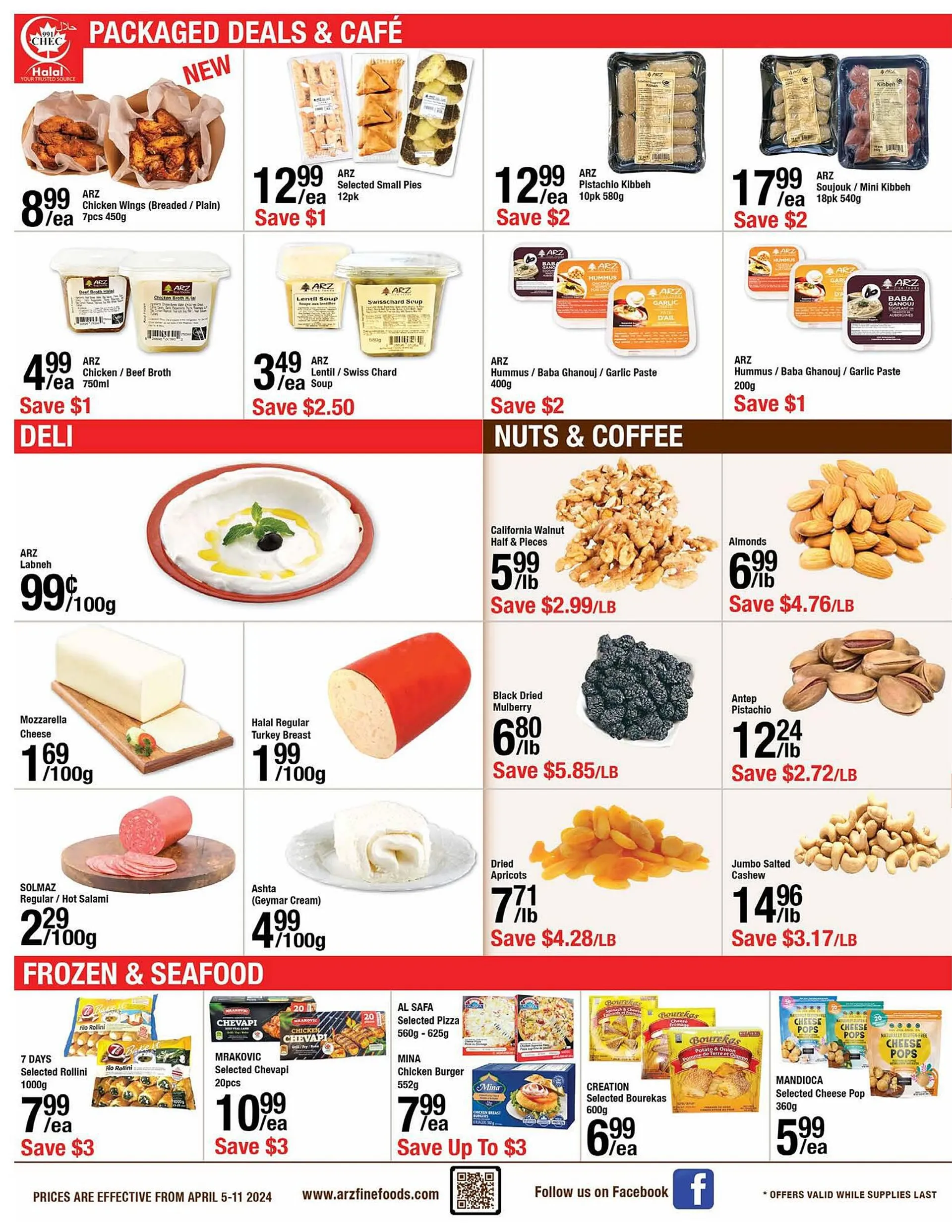 Arz Fine Foods flyer from April 5 to April 11 2024 - flyer page 2