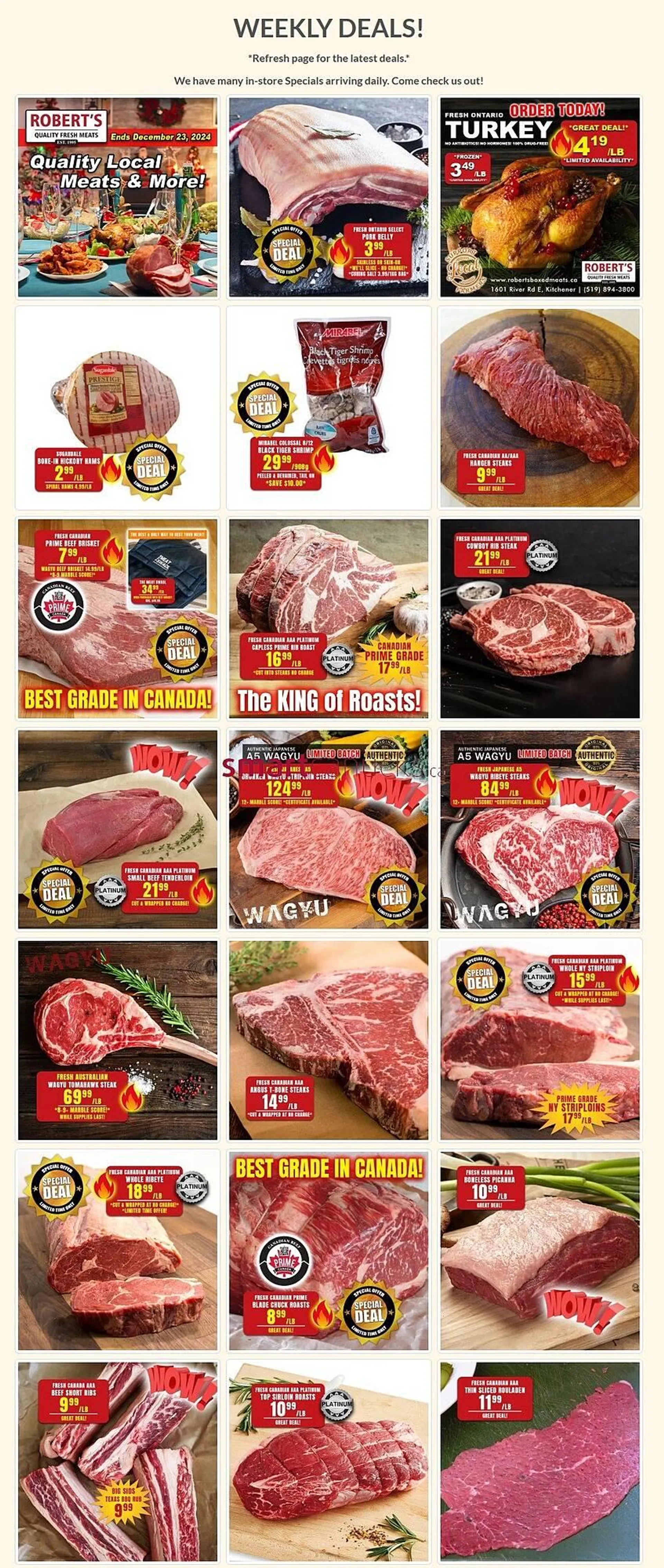 Roberts Fresh and Boxed Meats flyer - 1