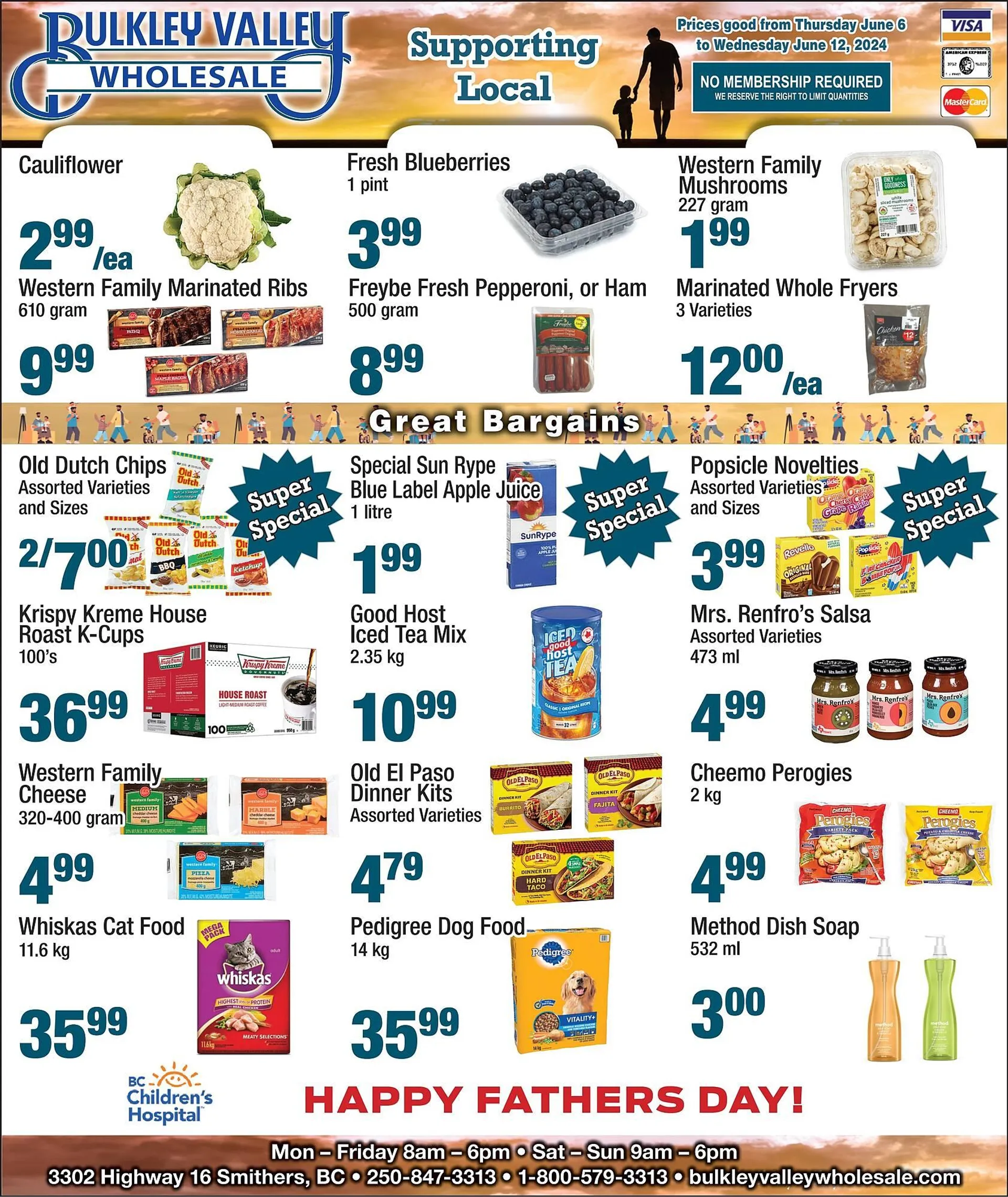 Bulkley Valley Wholesale flyer from June 6 to June 12 2024 - flyer page 1