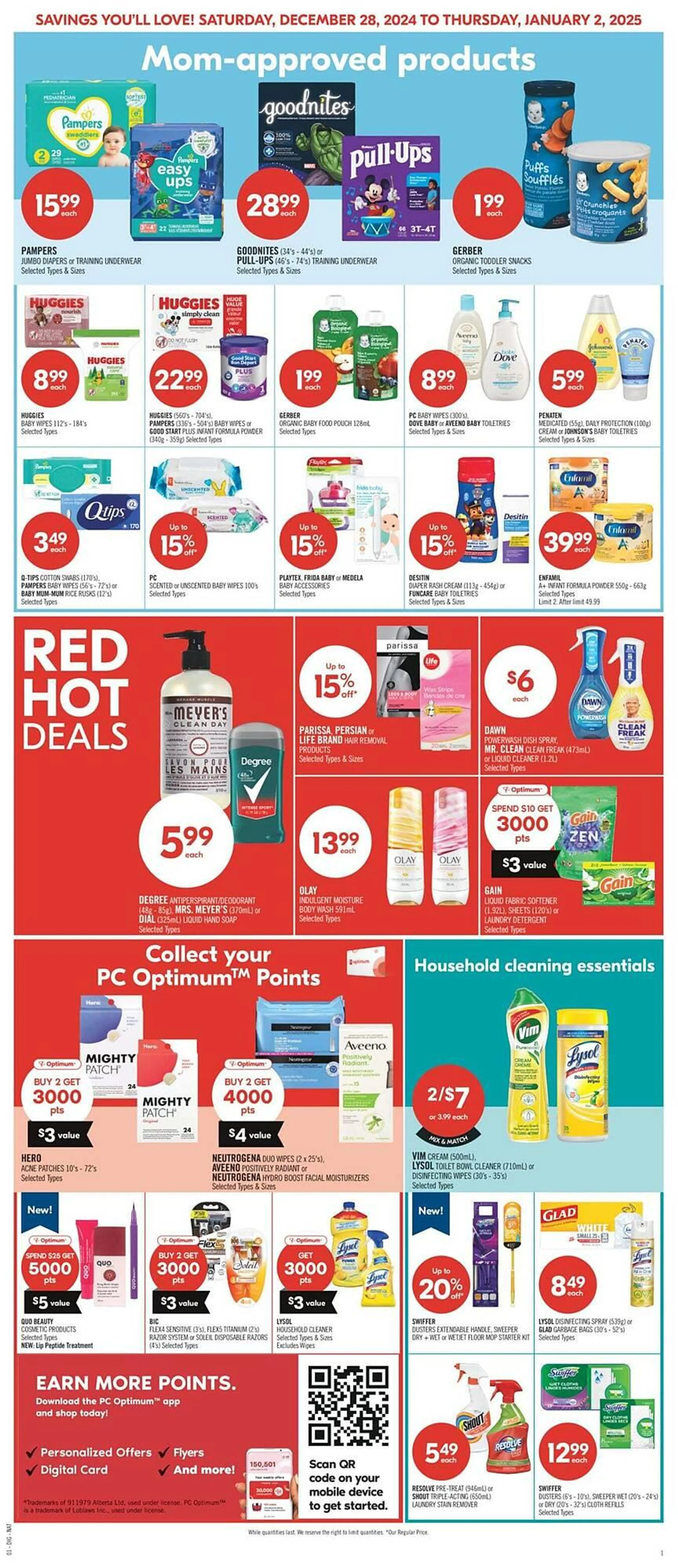 Shoppers Drug Mart flyer from December 28 to January 6 2025 - flyer page 12