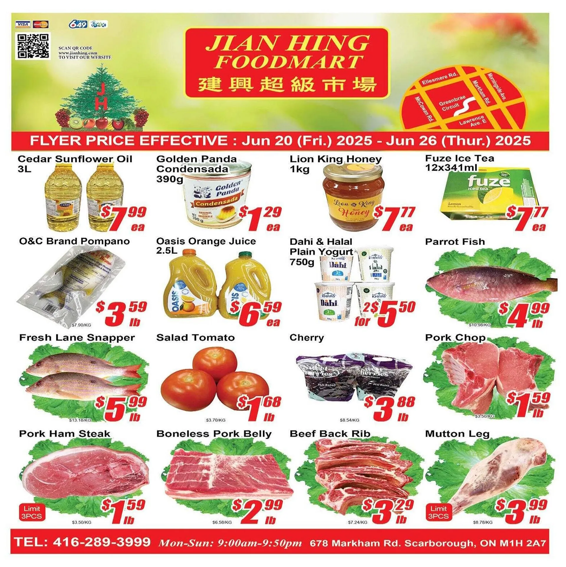 Jian Hing Supermarket flyer from June 20 to June 27 2025 - flyer page 1