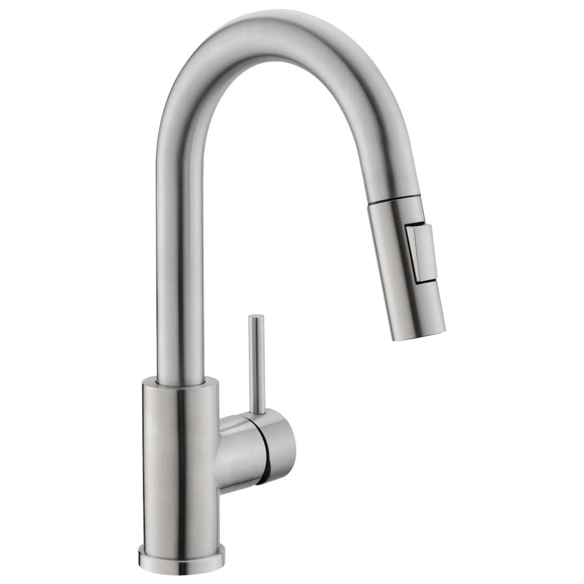 QZ9 Single-Handle Pull-Down Sprayer Kitchen Faucet in Brushed Nickel