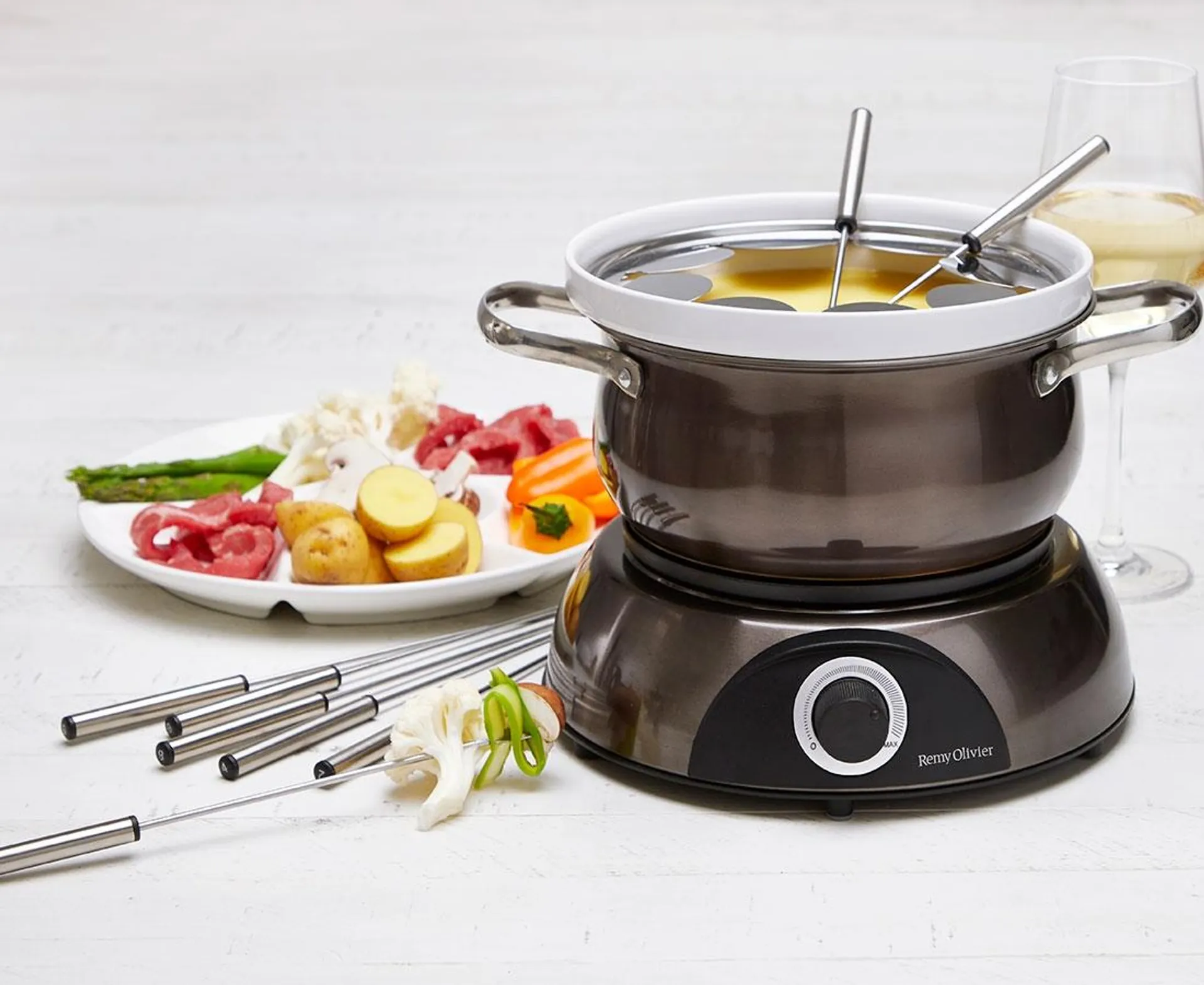 Litzi 12-Pc Electric Fondue Set