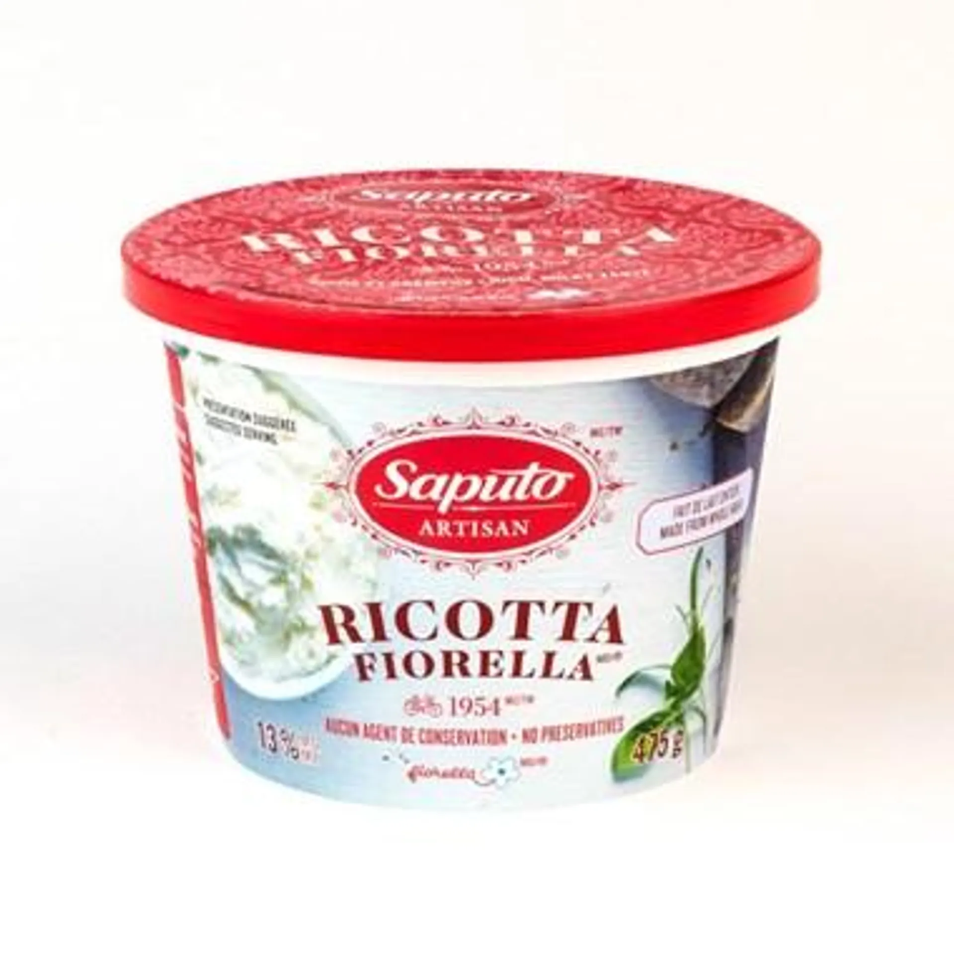 Ricotta Fiorella régulière 13% 475 g