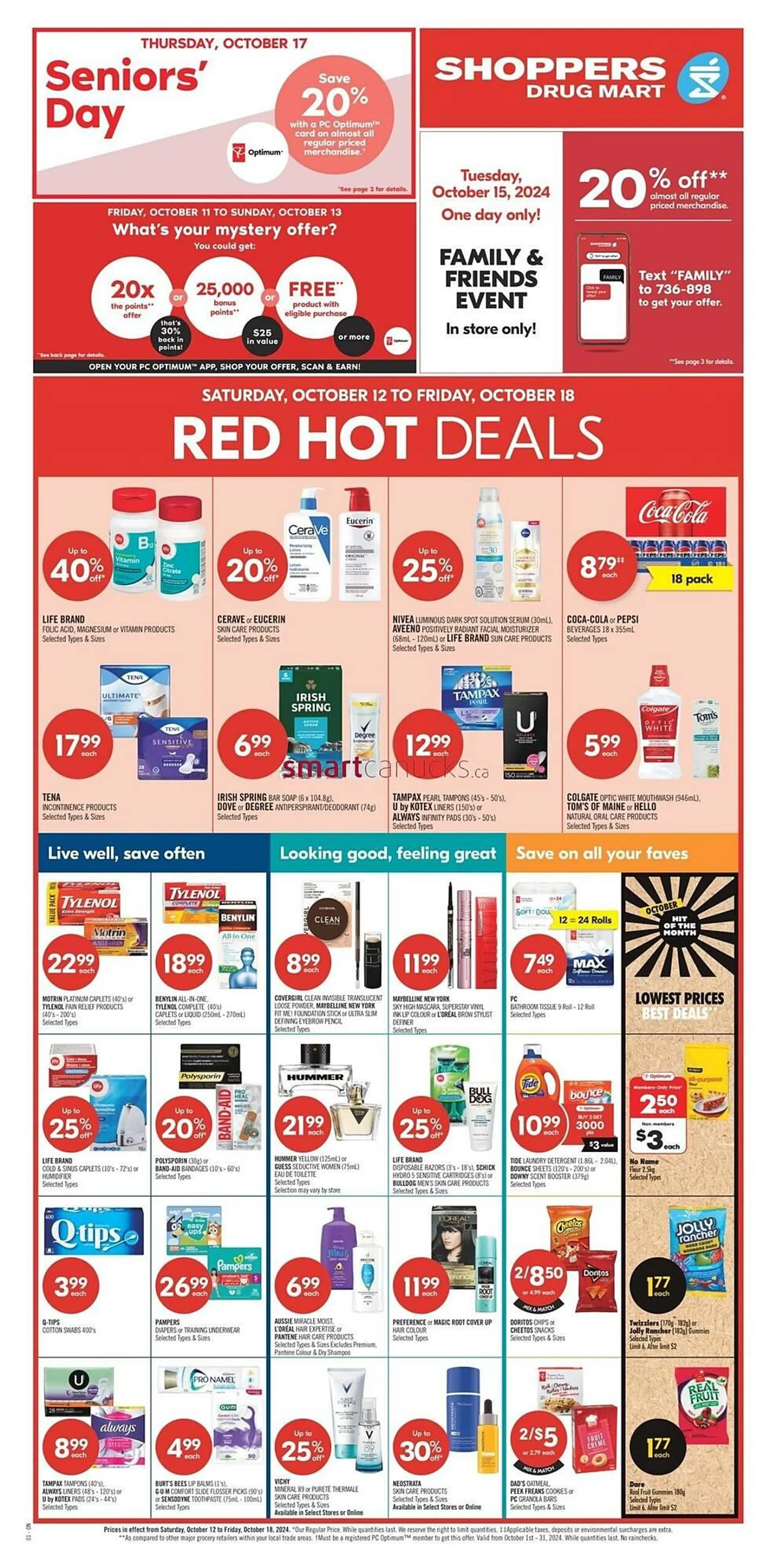 Shoppers Drug Mart flyer from October 12 to October 18 2024 - flyer page 2