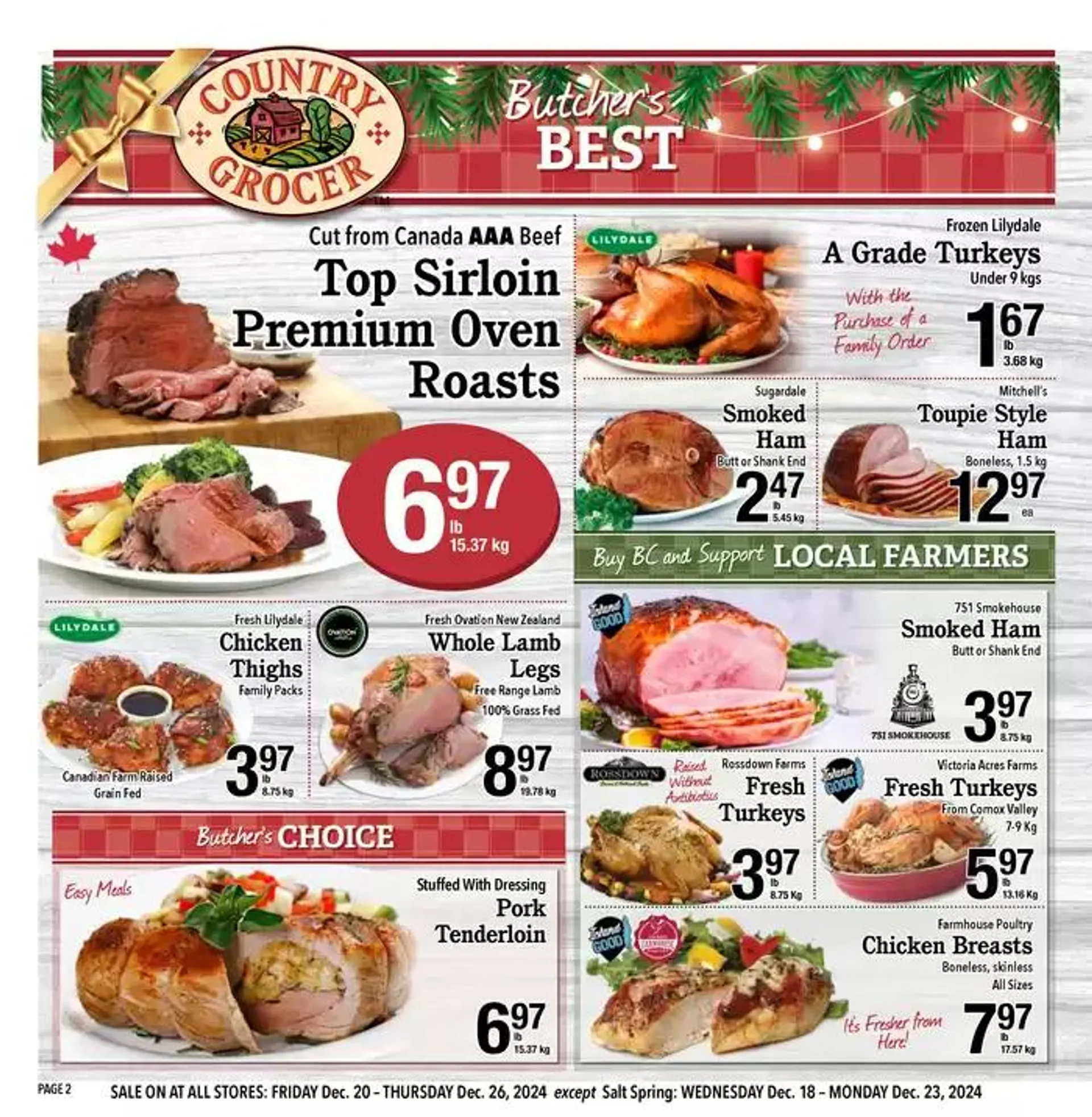 Exclusive bargains from December 18 to January 1 2025 - flyer page 2