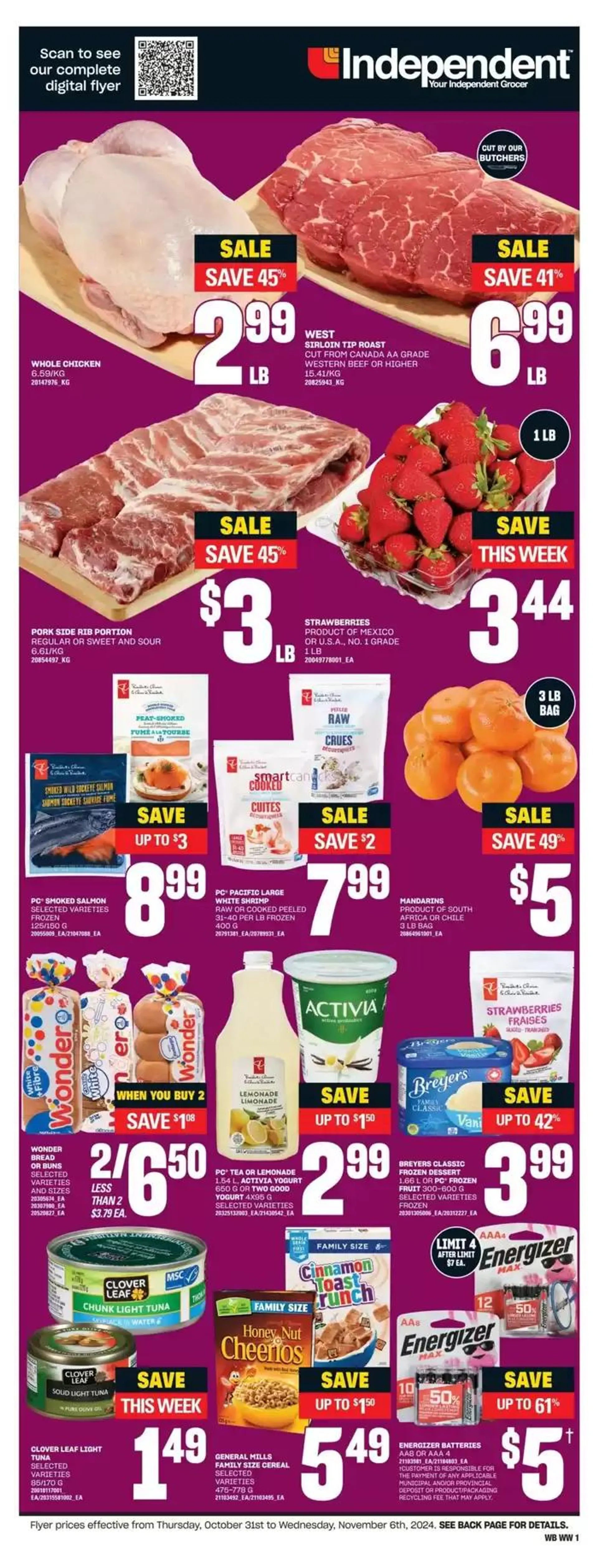 Independent Grocer weeky flyer from October 31 to November 6 2024 - flyer page 6