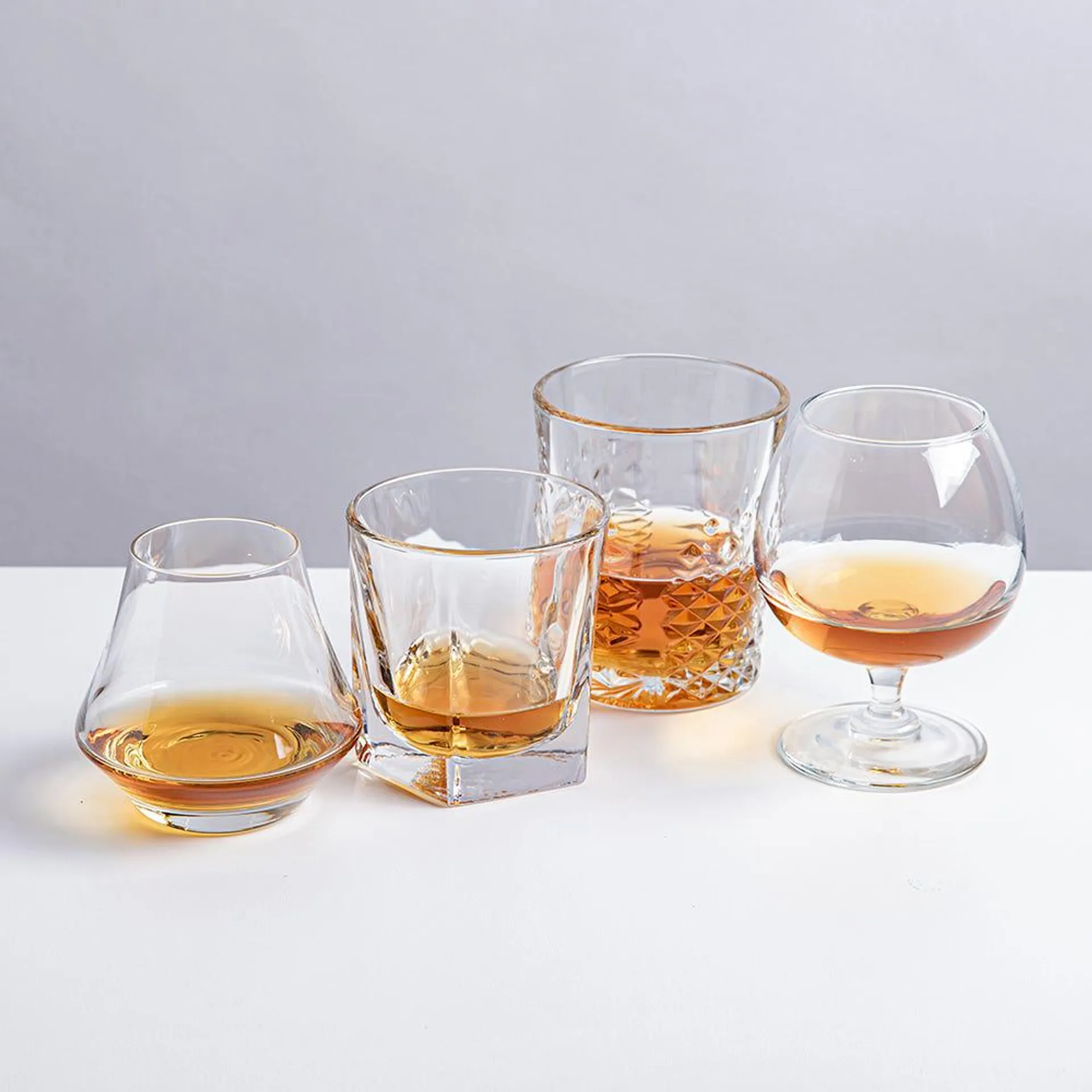 Libbey Madison Whiskey Set - Set of 4 (Clear)