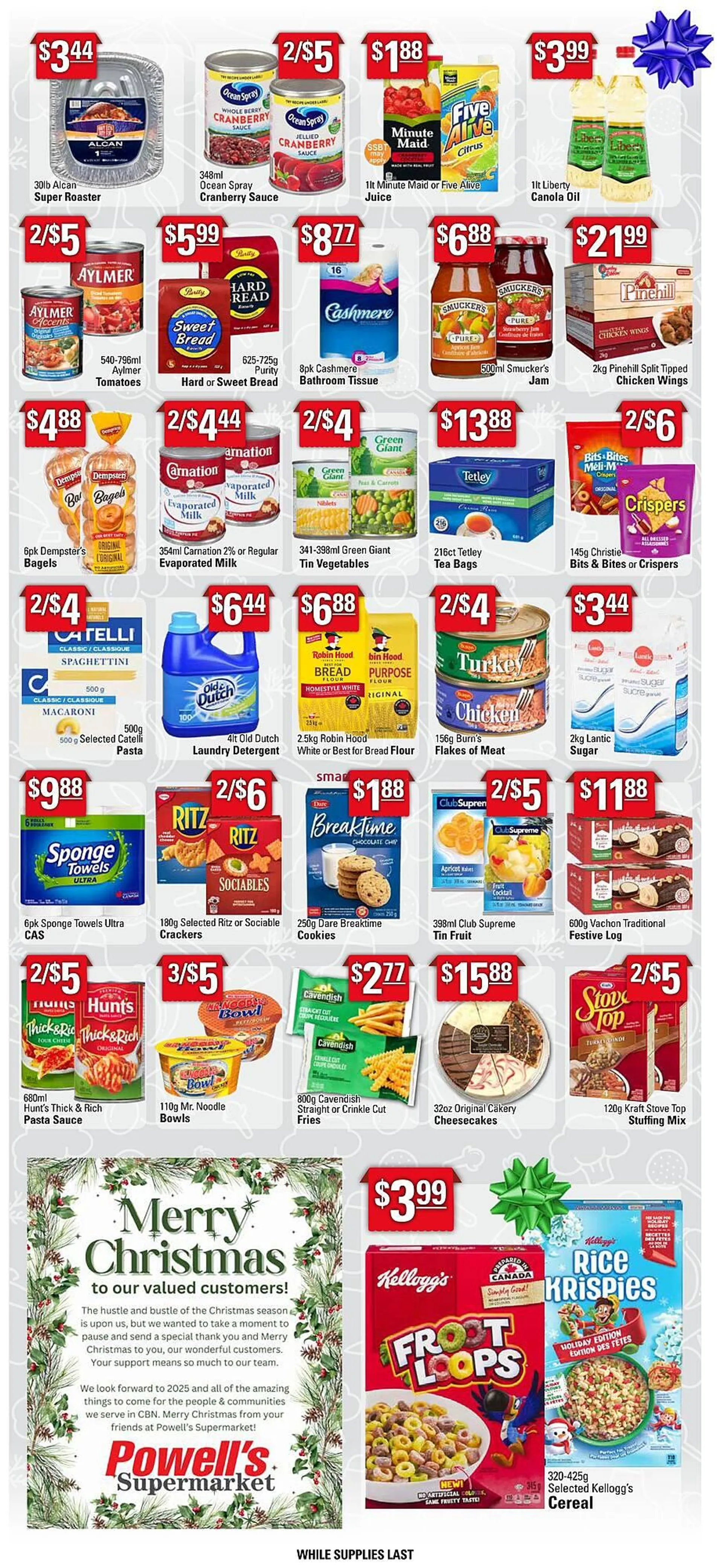 Powell's Supermarket flyer from December 12 to December 24 2024 - flyer page 2