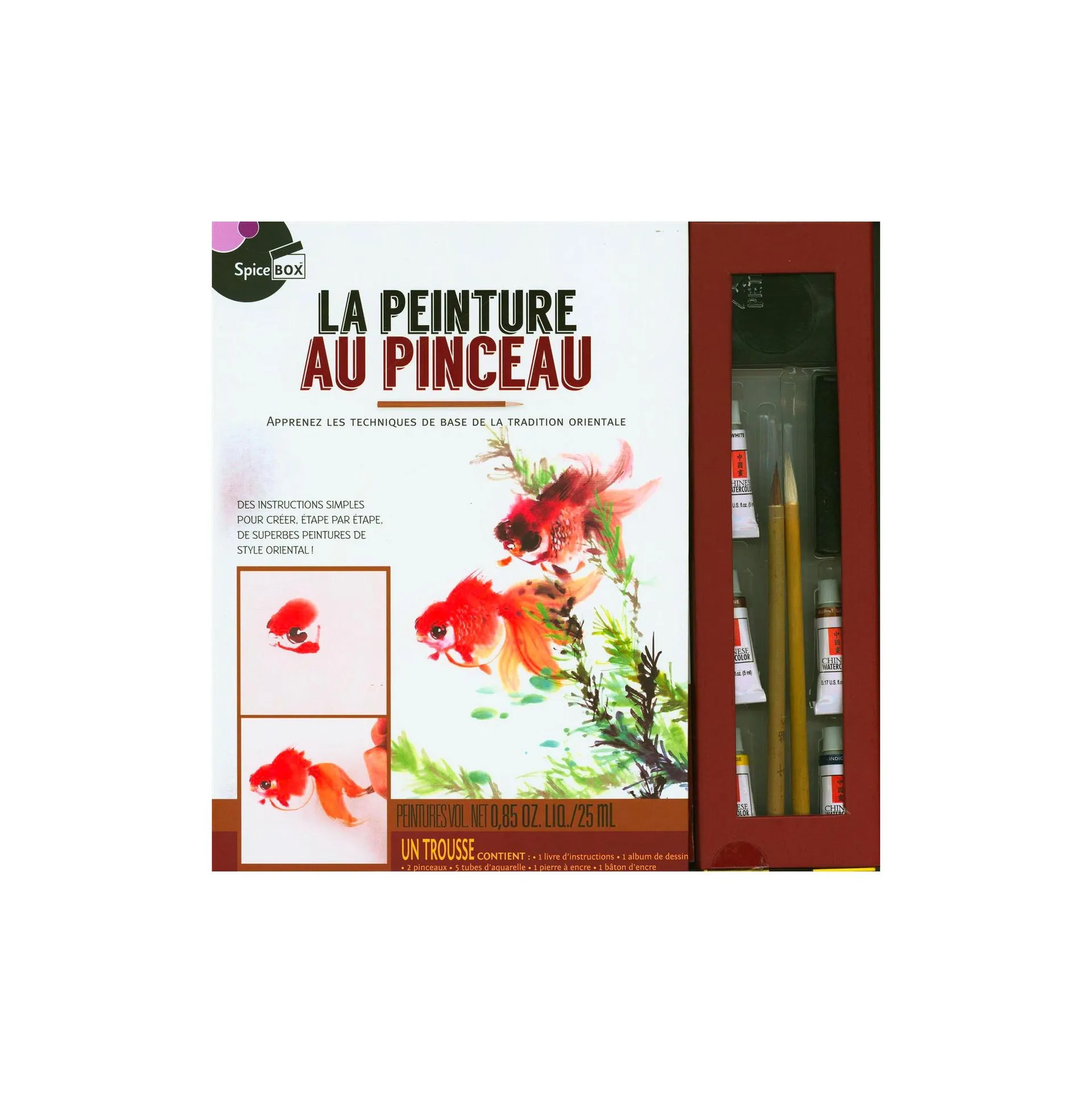 La peinture au pinceau - French