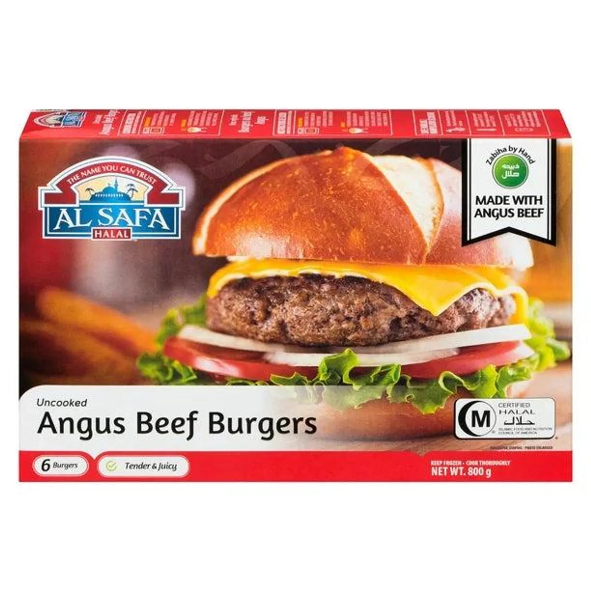 Al Safa Angus Beef Burger 800g