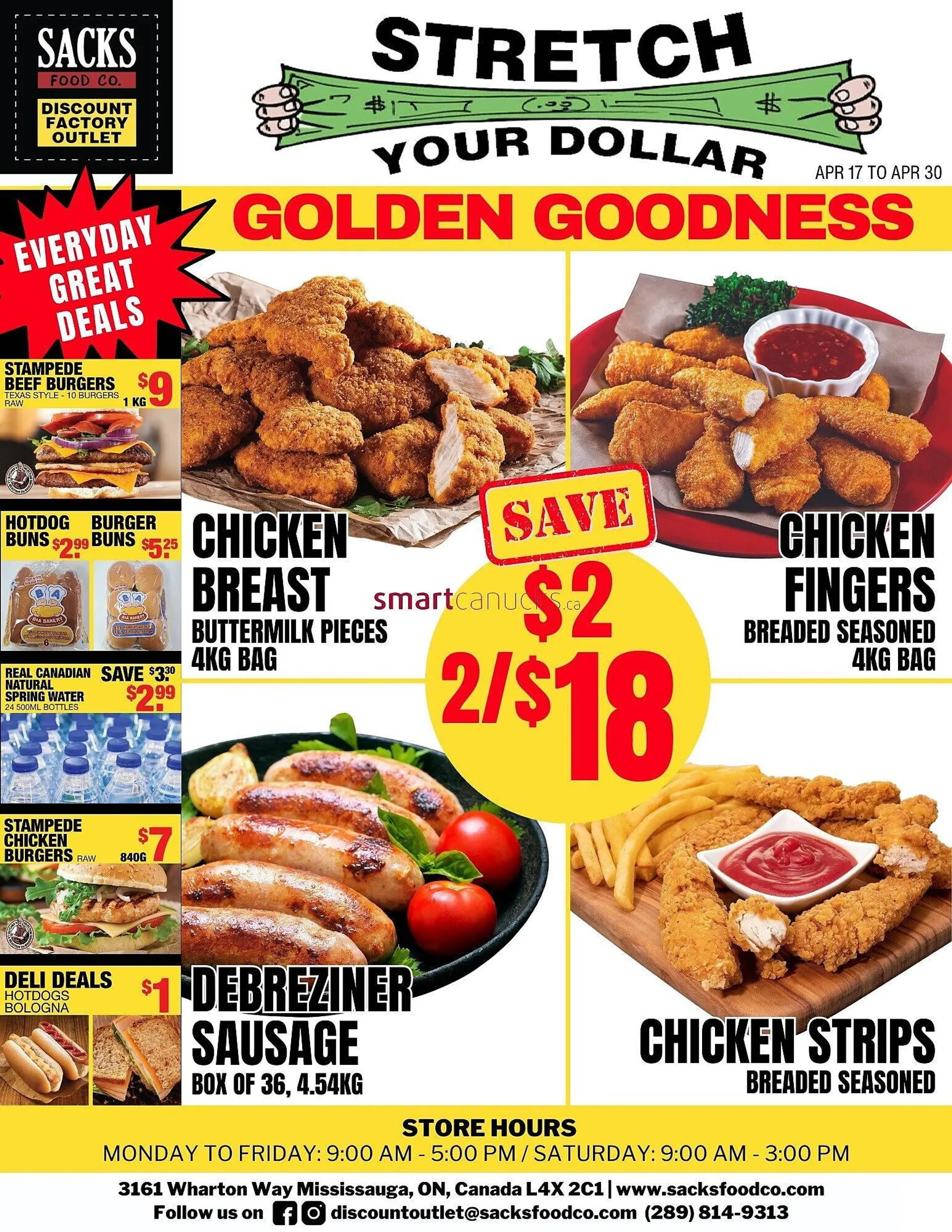 Sacks Food Co. flyer - 1