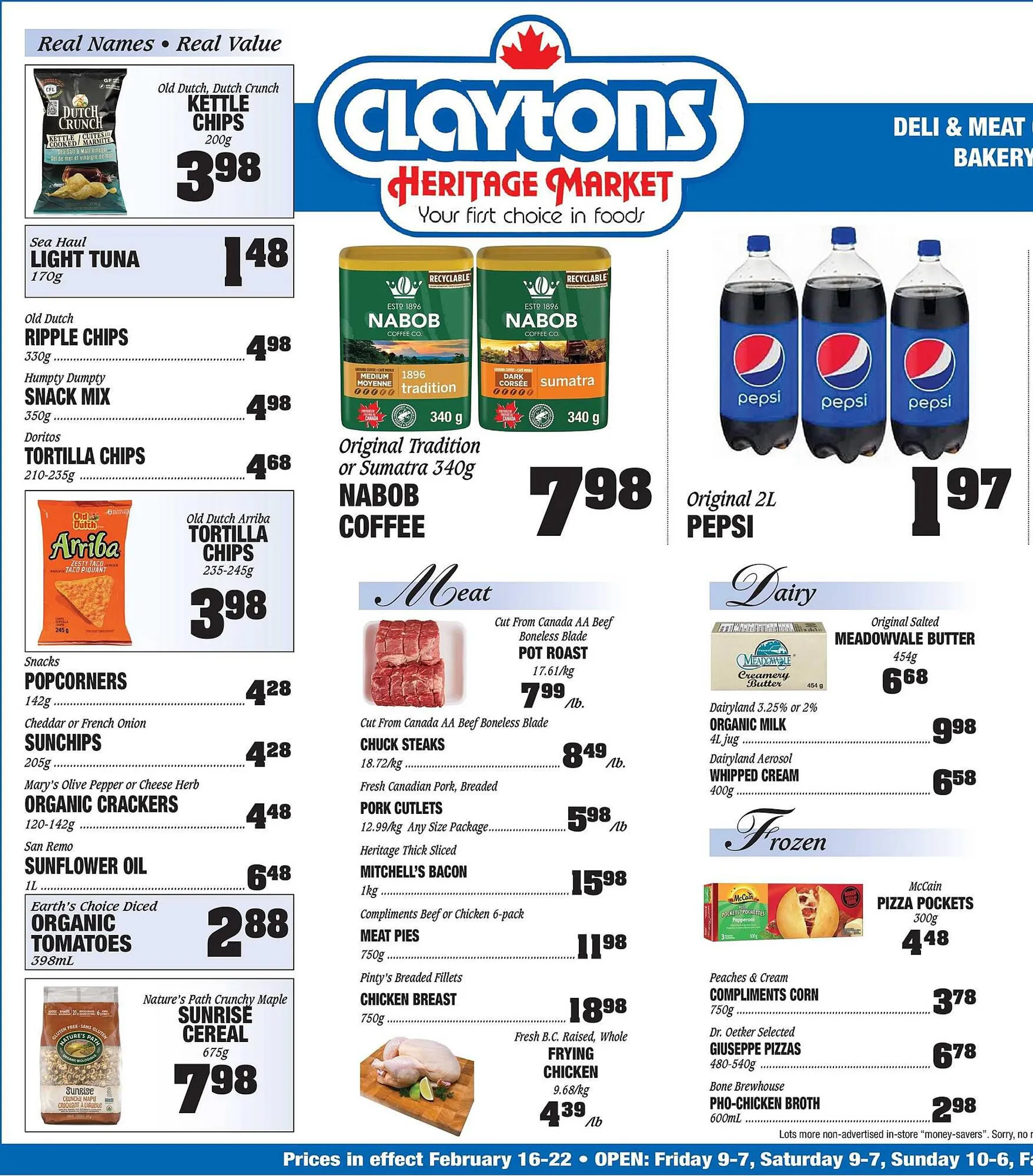 Claytons Heritage Market flyer from February 16 to February 22 2024 - flyer page 