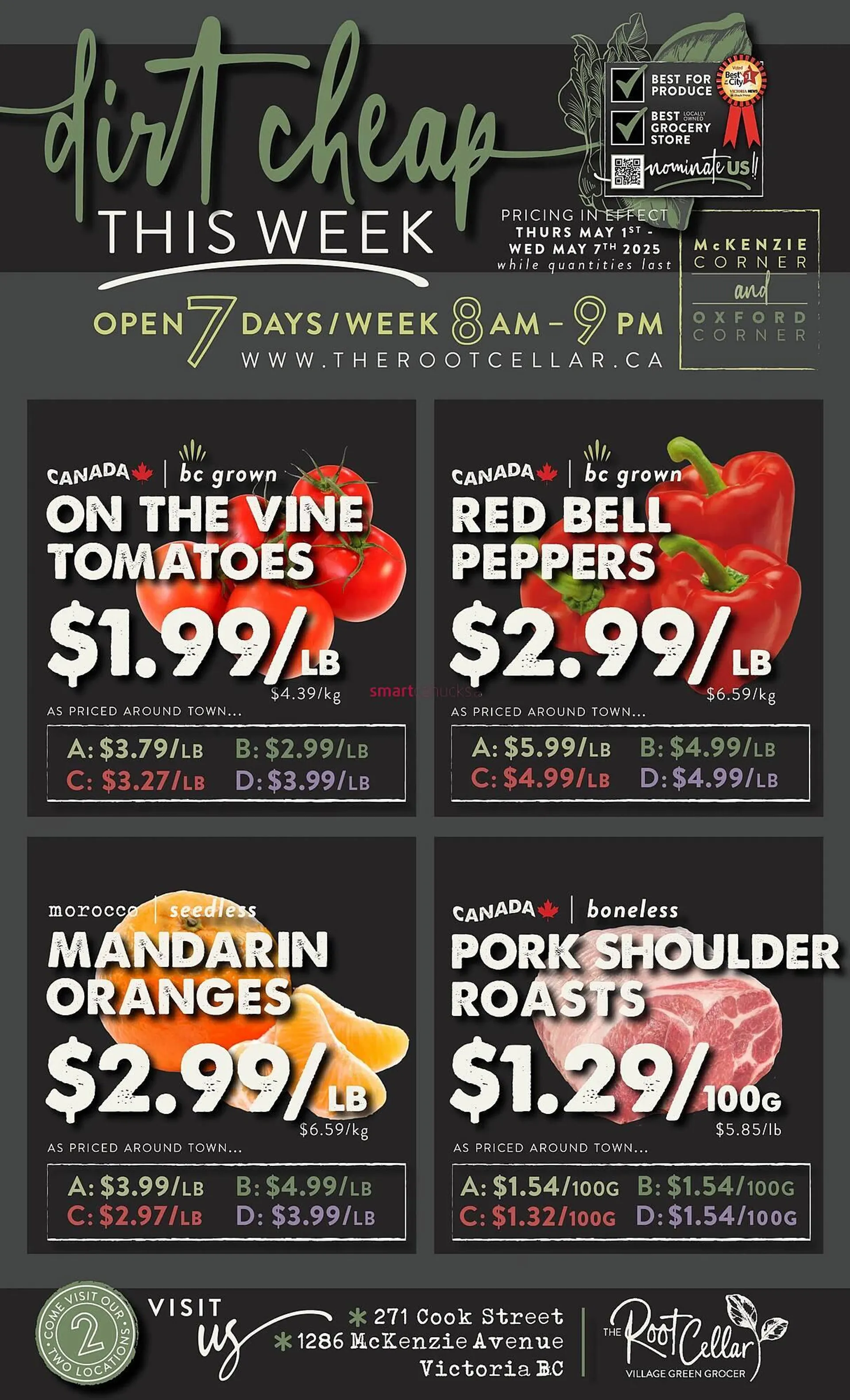 The Root Cellar flyer - 1