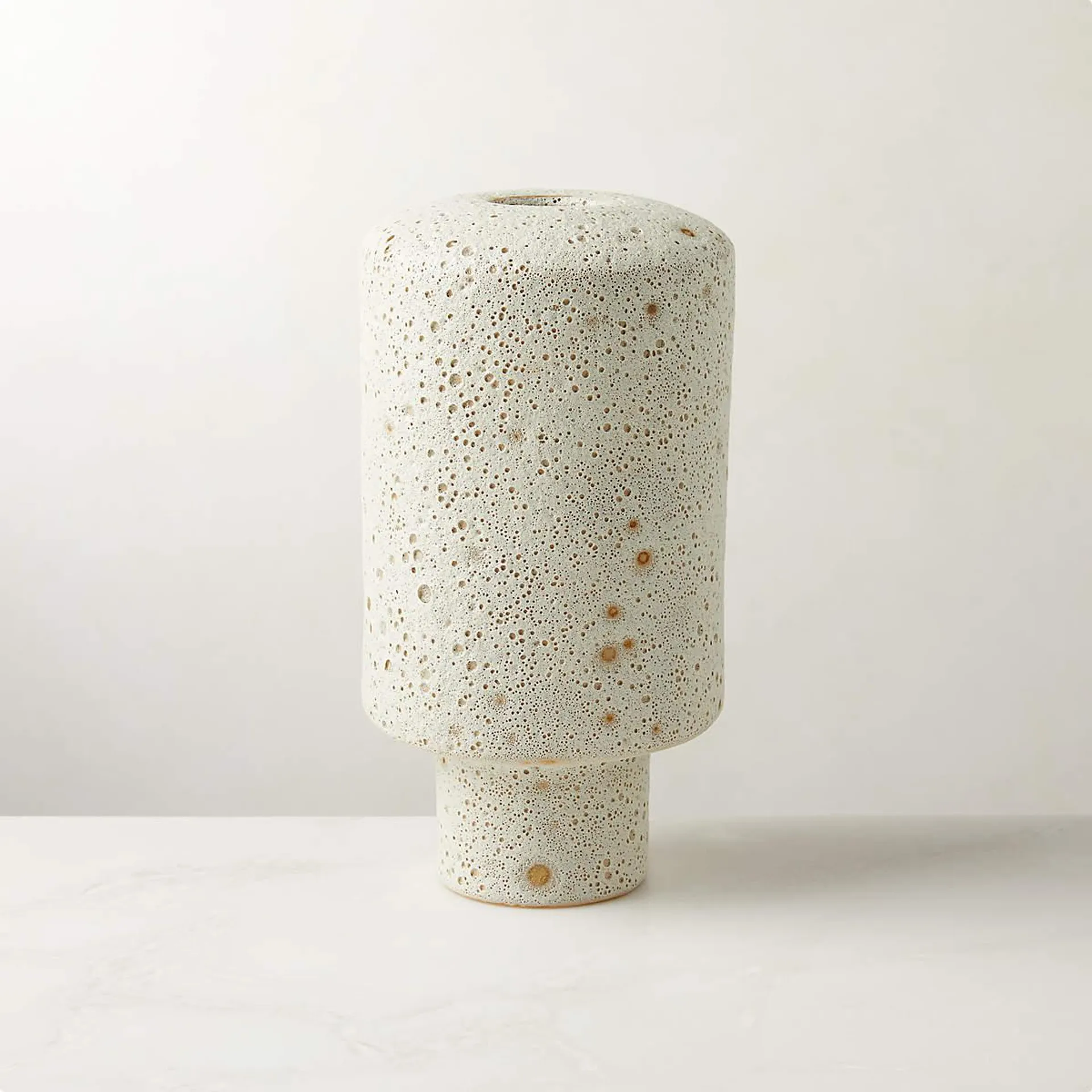 Ceres White Ceramic Vase