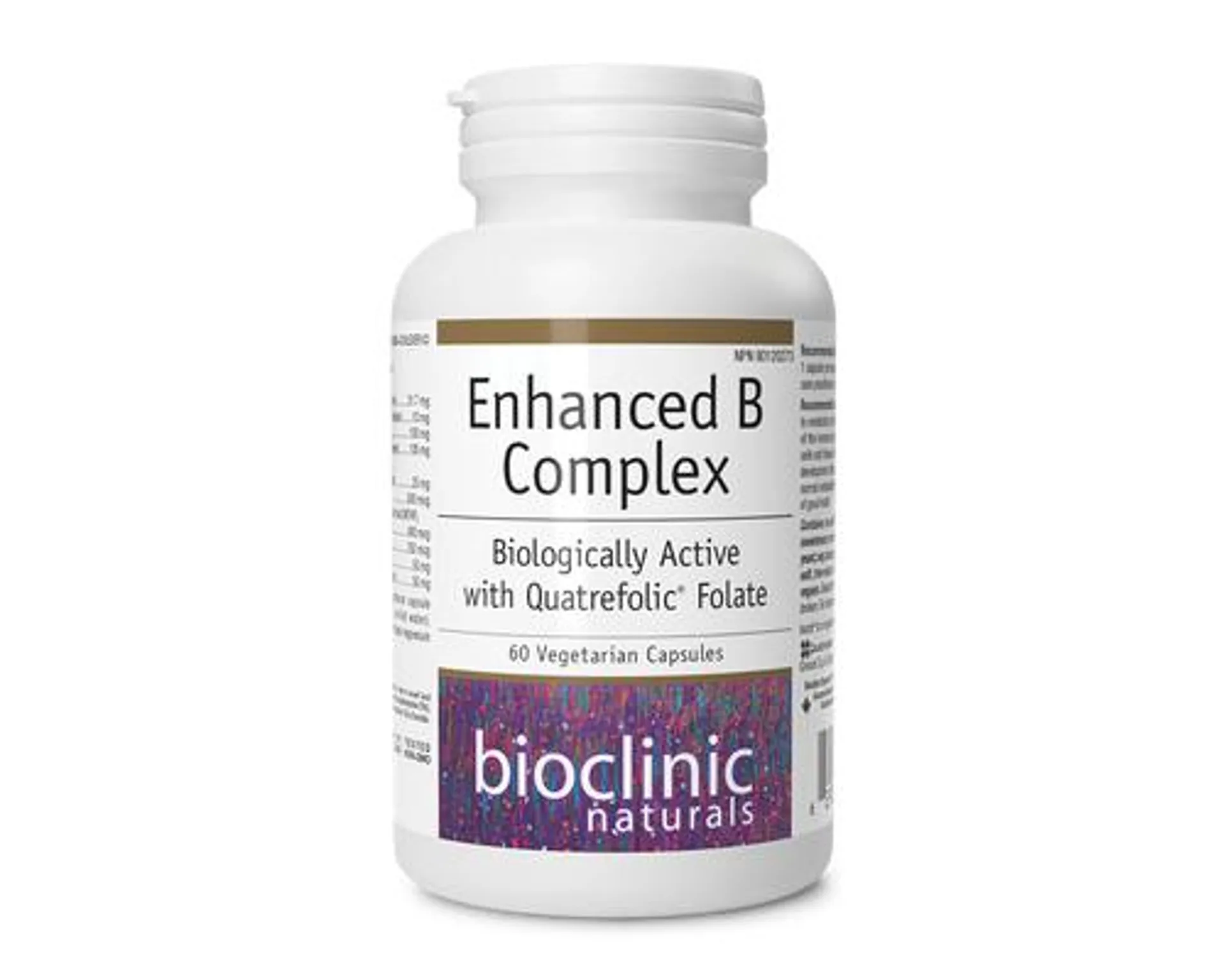 Bioclinic Enhanced B Complex 60 Veggie Caps