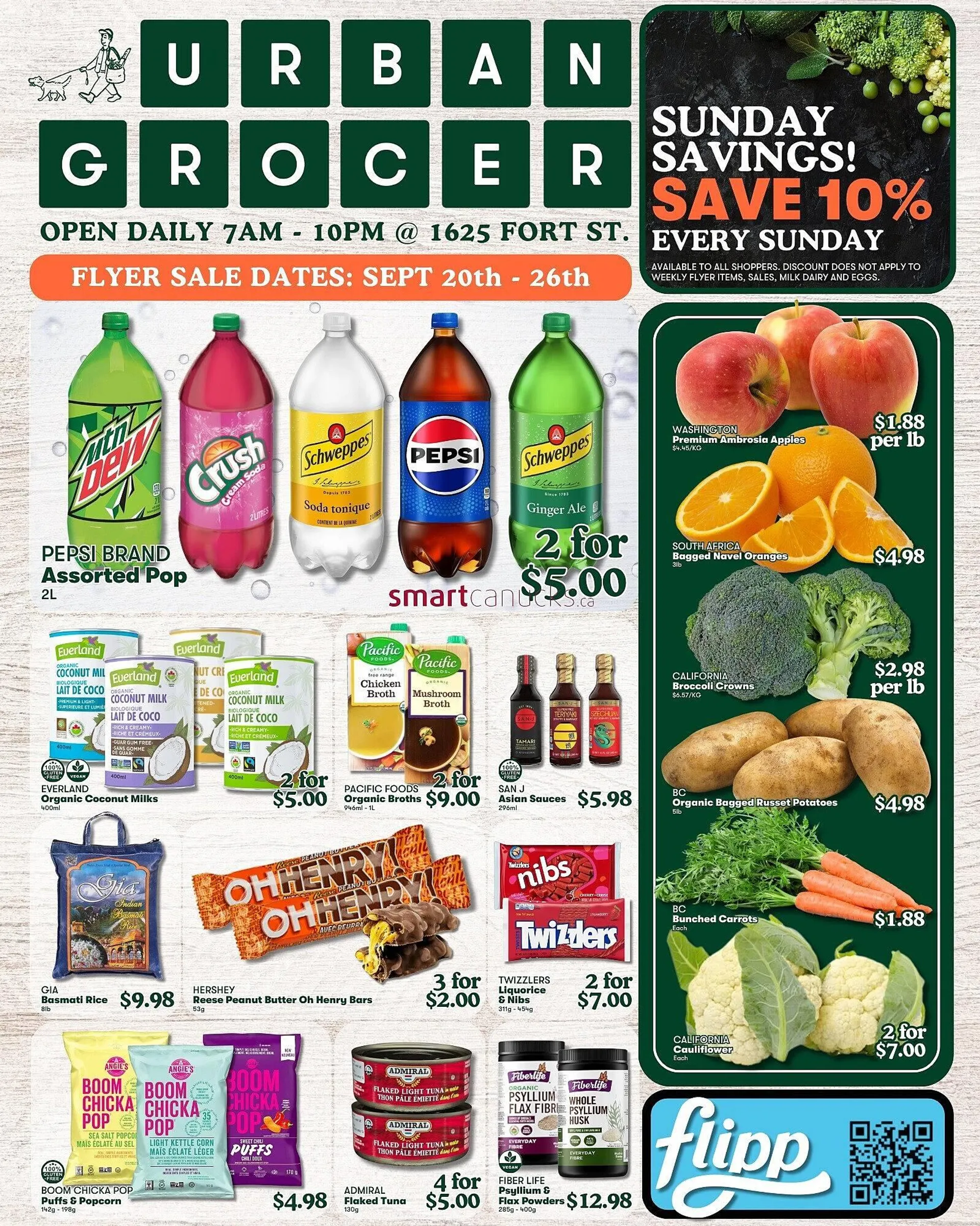 Urban Grocer flyer - 1