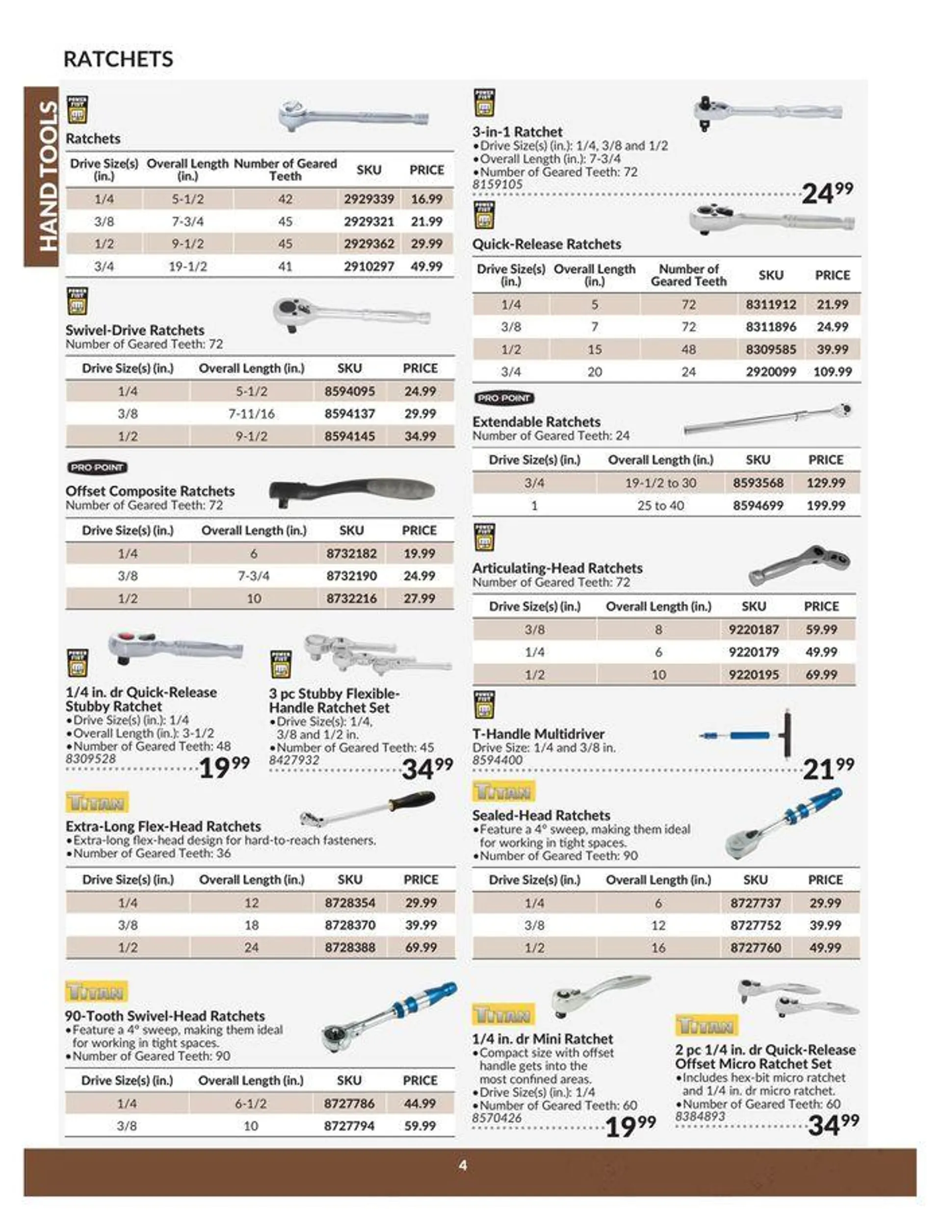 Hand Tools Catalogue from April 23 to April 22 2025 - flyer page 4