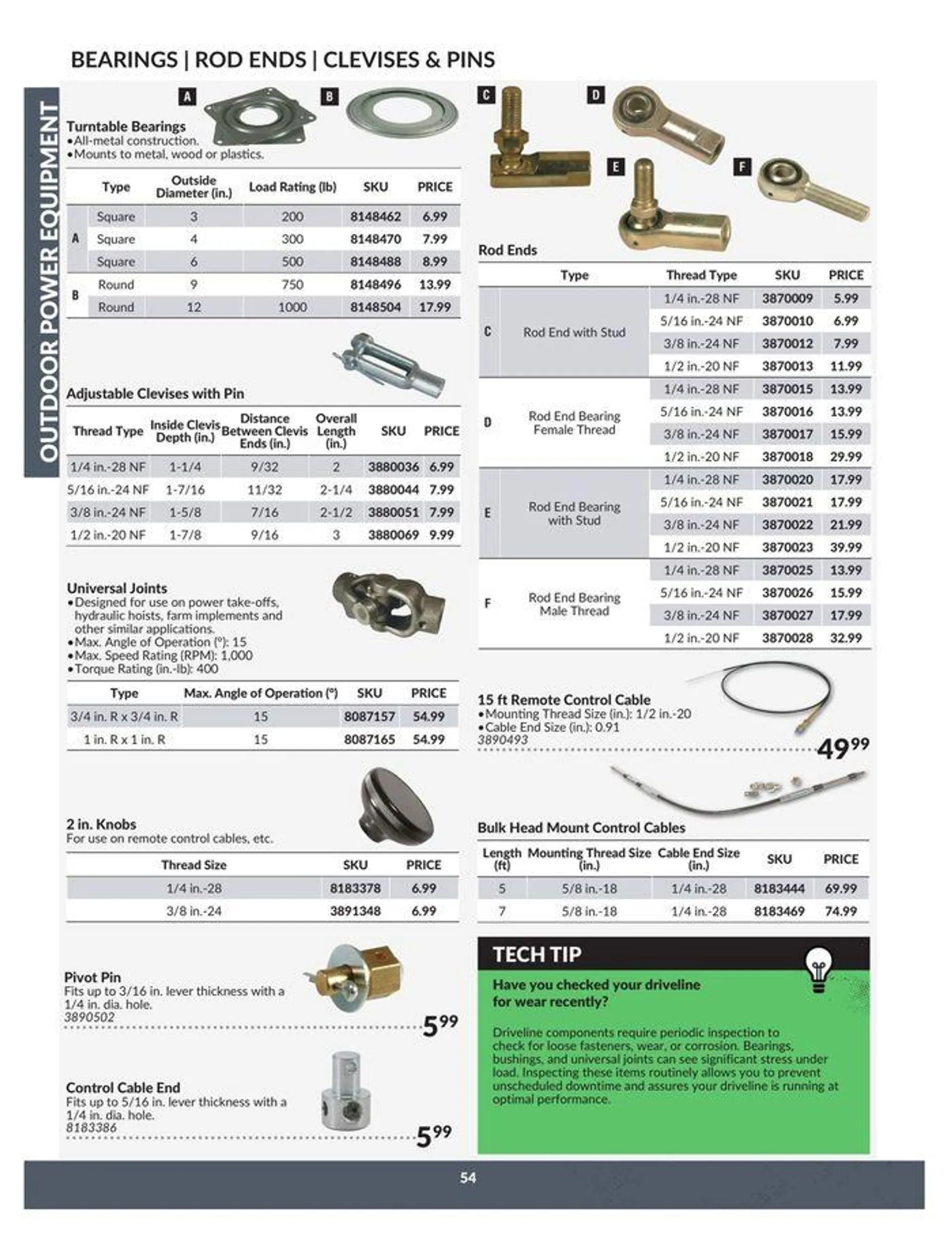 OUTDOOR POWER EQUIPMENT from April 23 to April 22 2025 - flyer page 54