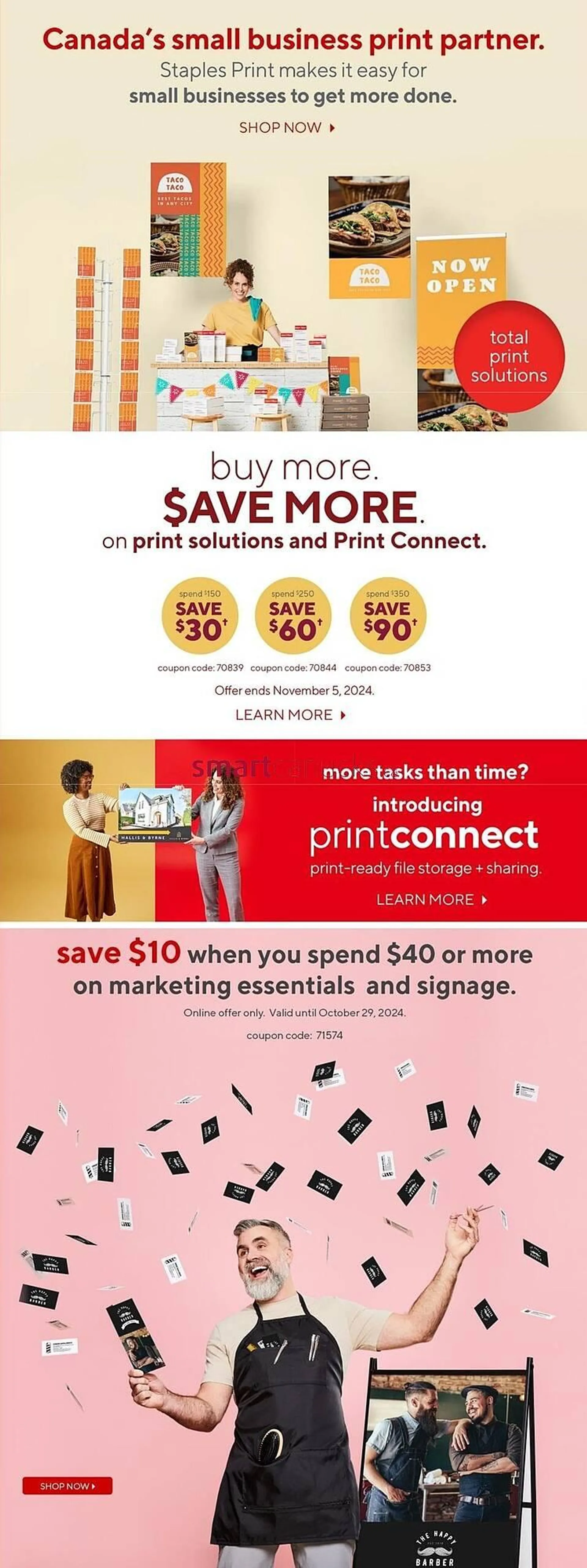 Staples flyer from October 18 to November 7 2024 - flyer page 7