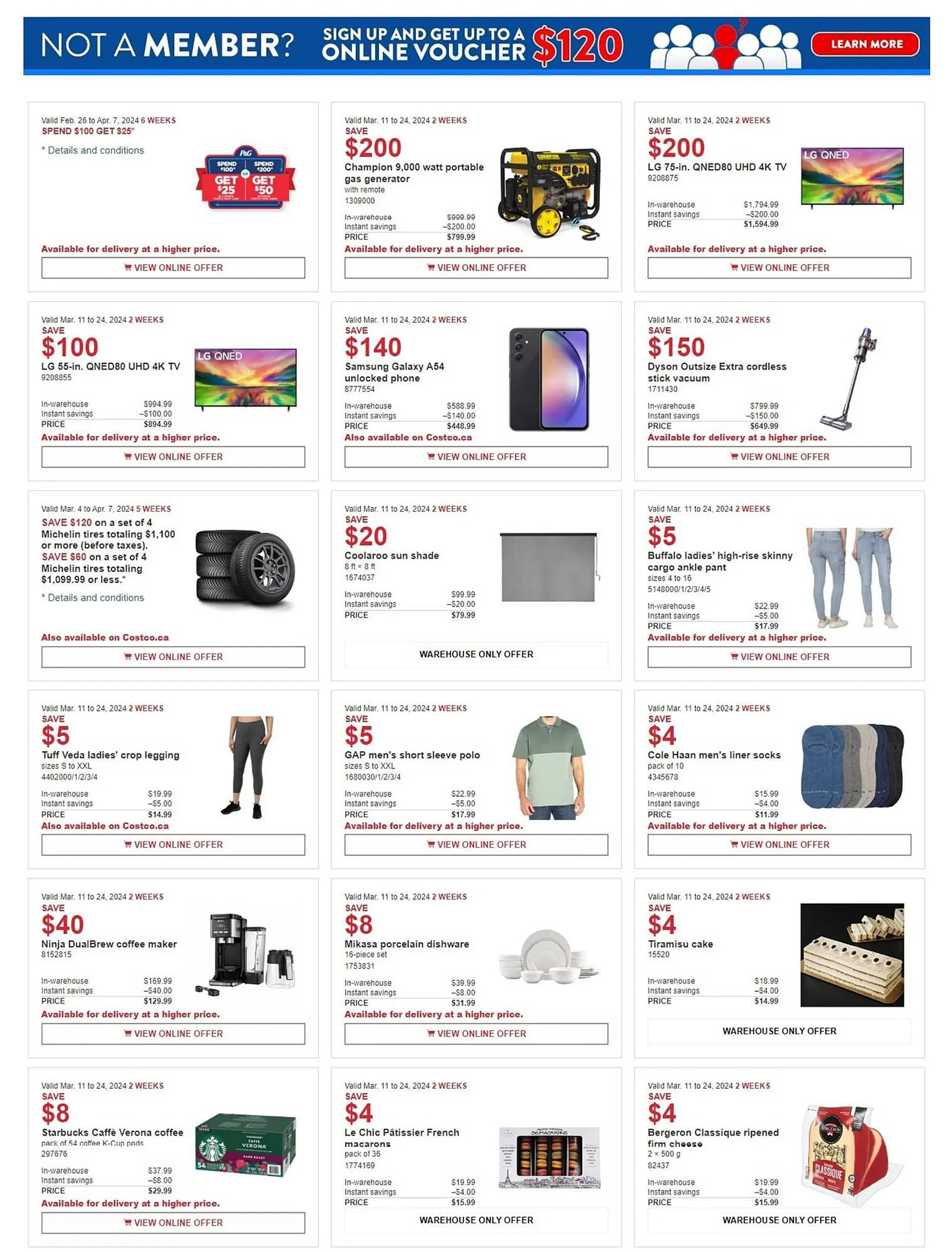 Costco flyer from March 11 to March 24 2024 - flyer page 1