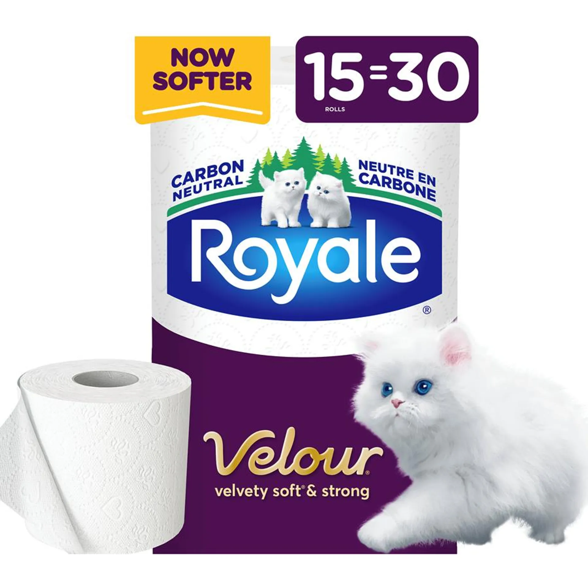 Velour Toilet Paper, 15 Equal 30 Rolls, 142 Bathroom Tissues per roll