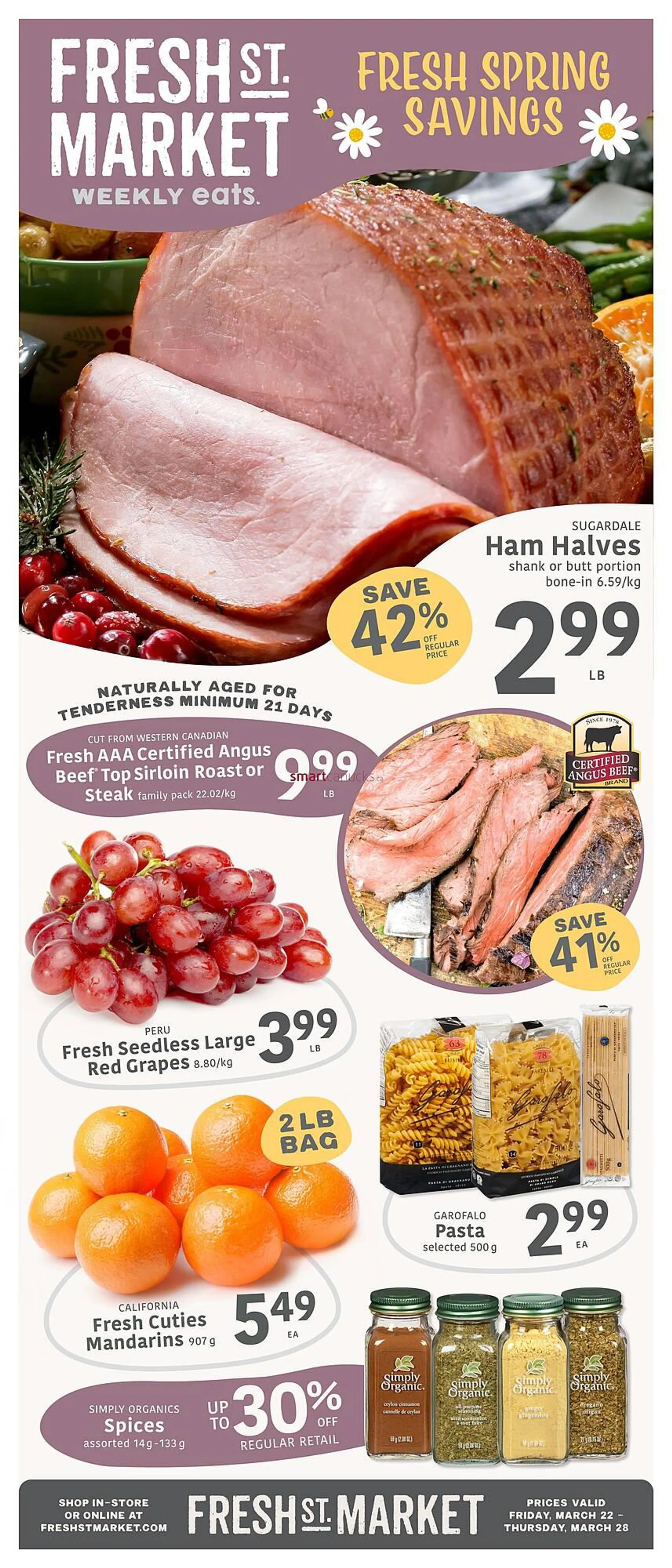 Fresh St Market flyer from March 21 to March 27 2024 - flyer page 