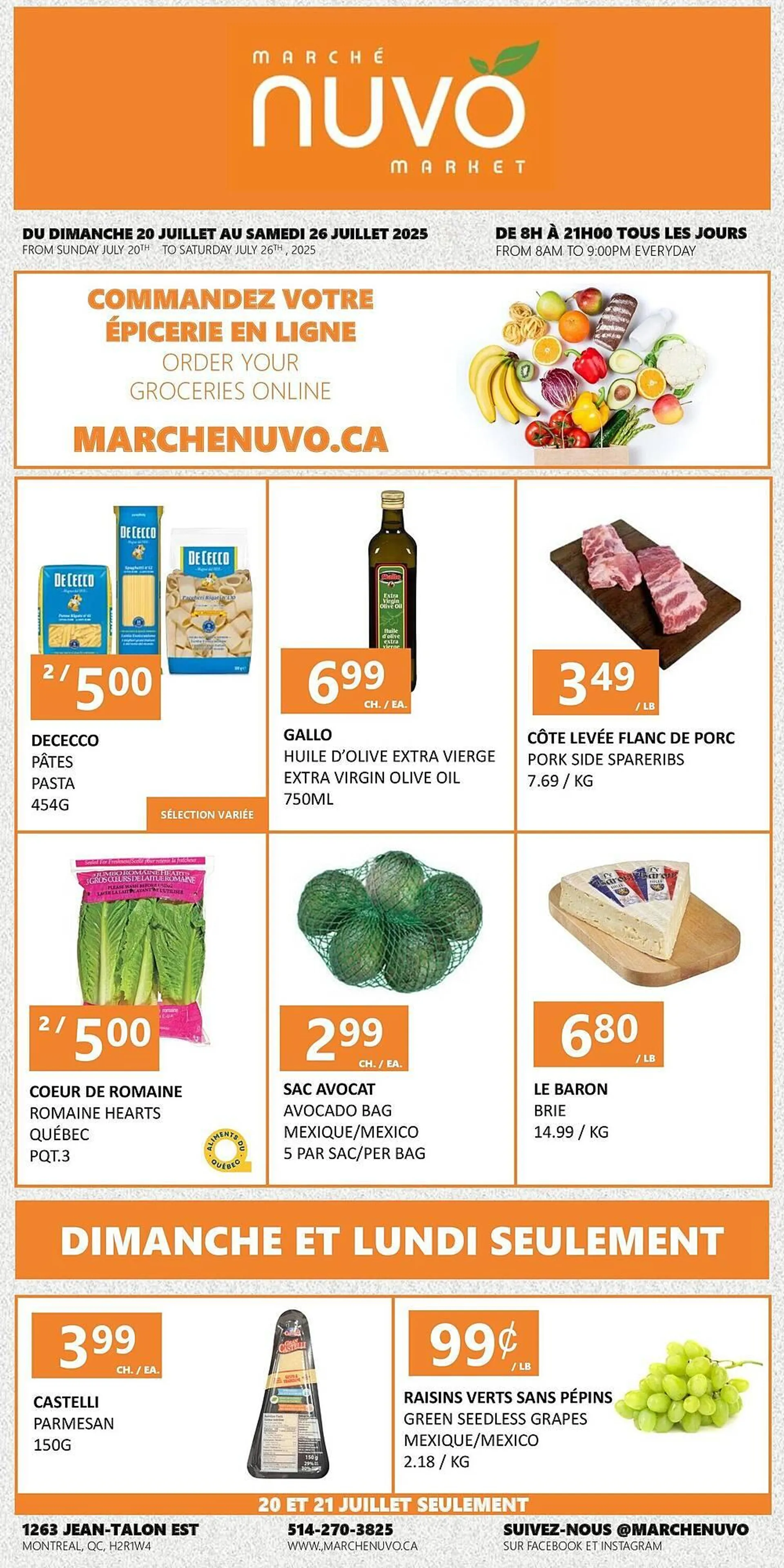 Marche Nuvo flyer from July 18 to July 25 2025 - flyer page 1