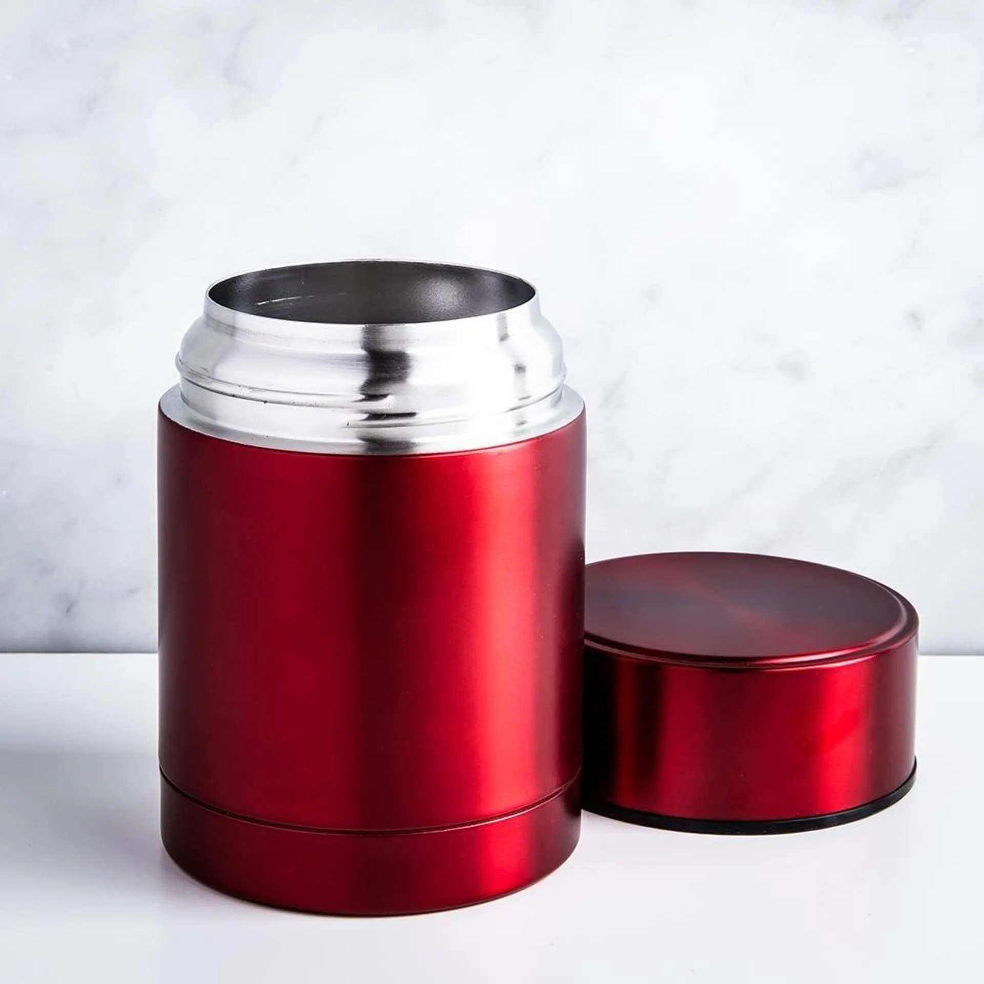 KSP Togo Thermal Food Storage Jar 430ml (Metallic Red)