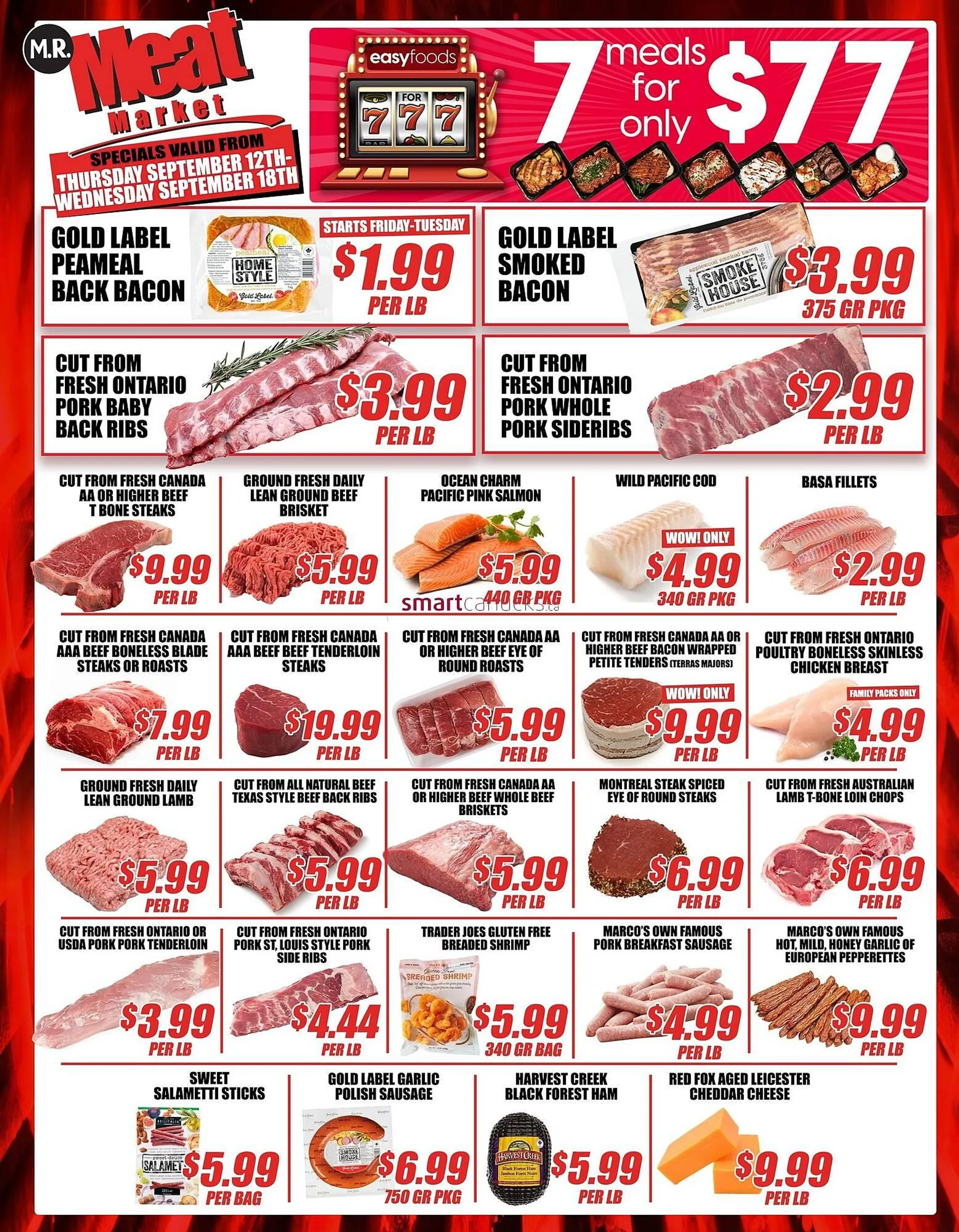 Mr. Meat Market flyer - 1