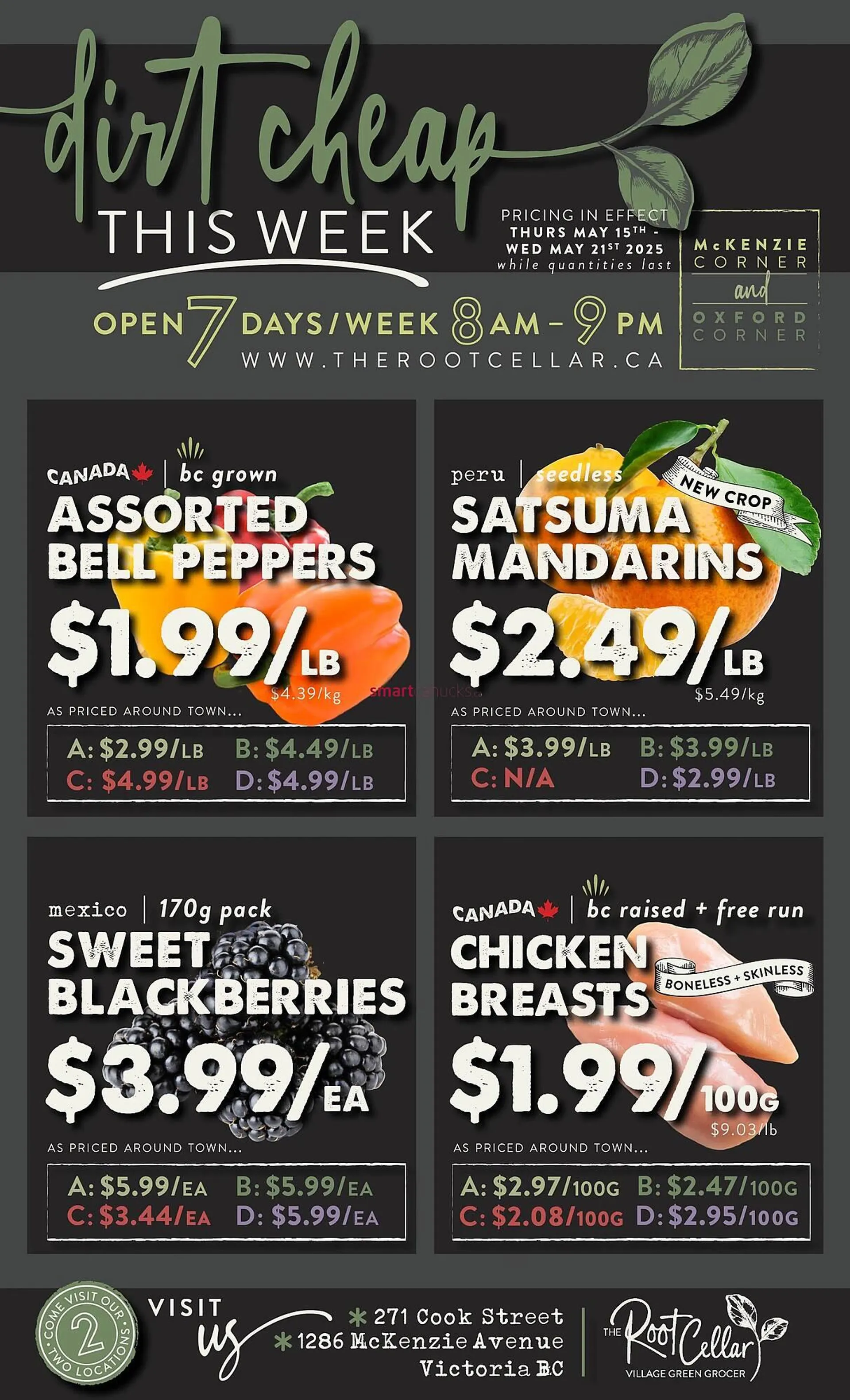 The Root Cellar flyer - 1