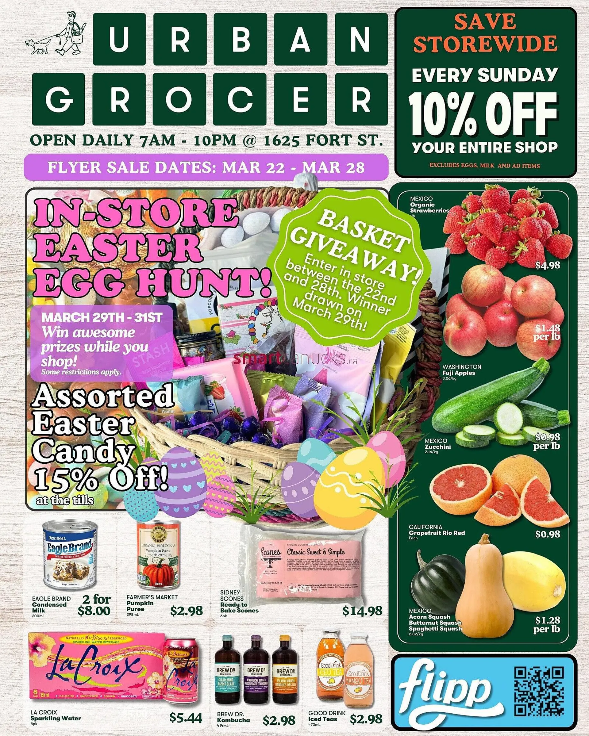 Urban Grocer flyer from March 22 to March 28 2024 - flyer page 1