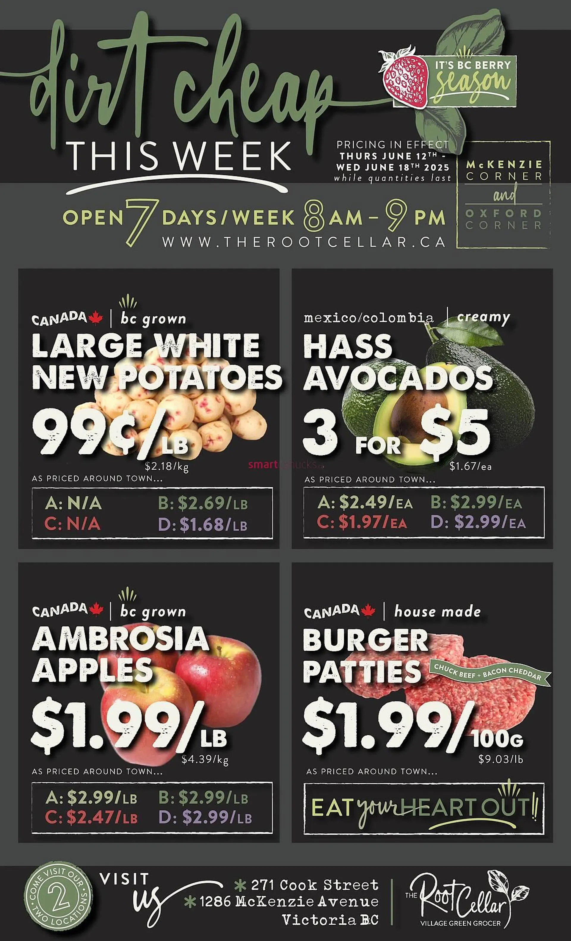 The Root Cellar flyer from June 12 to June 18 2025 - flyer page 1