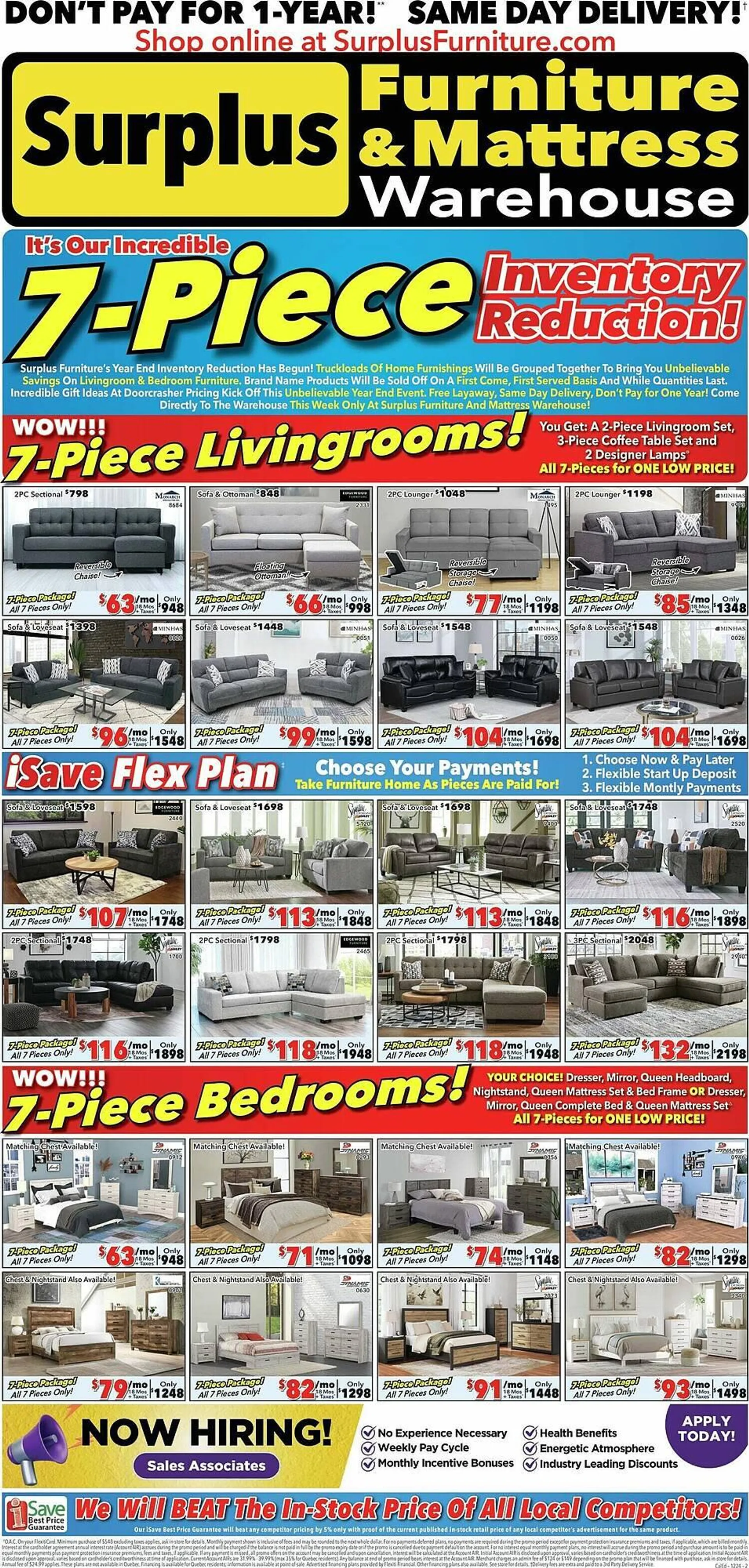 Surplus Furniture flyer - 1