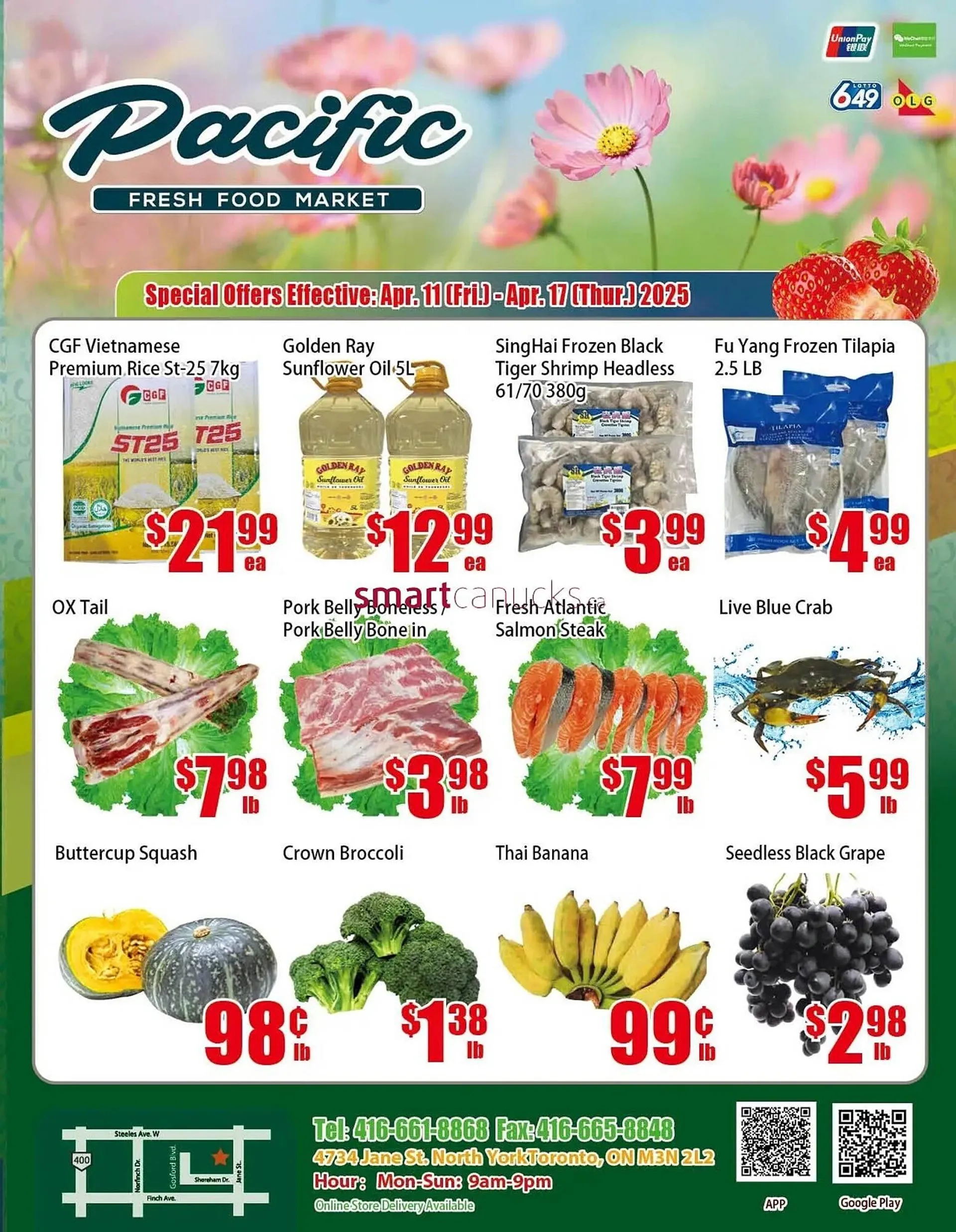 New Pacific Supermarket flyer - 1