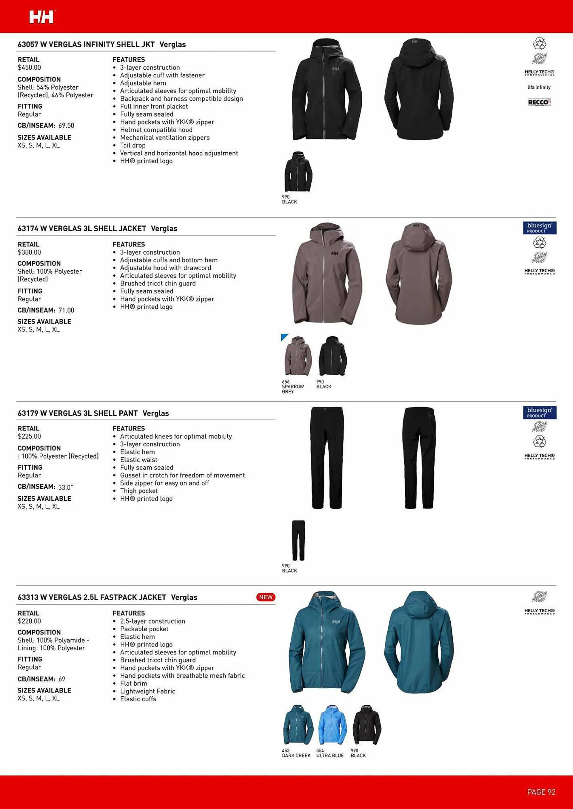 Helly Hansen flyer from July 20 to December 31 2024 - flyer page 93