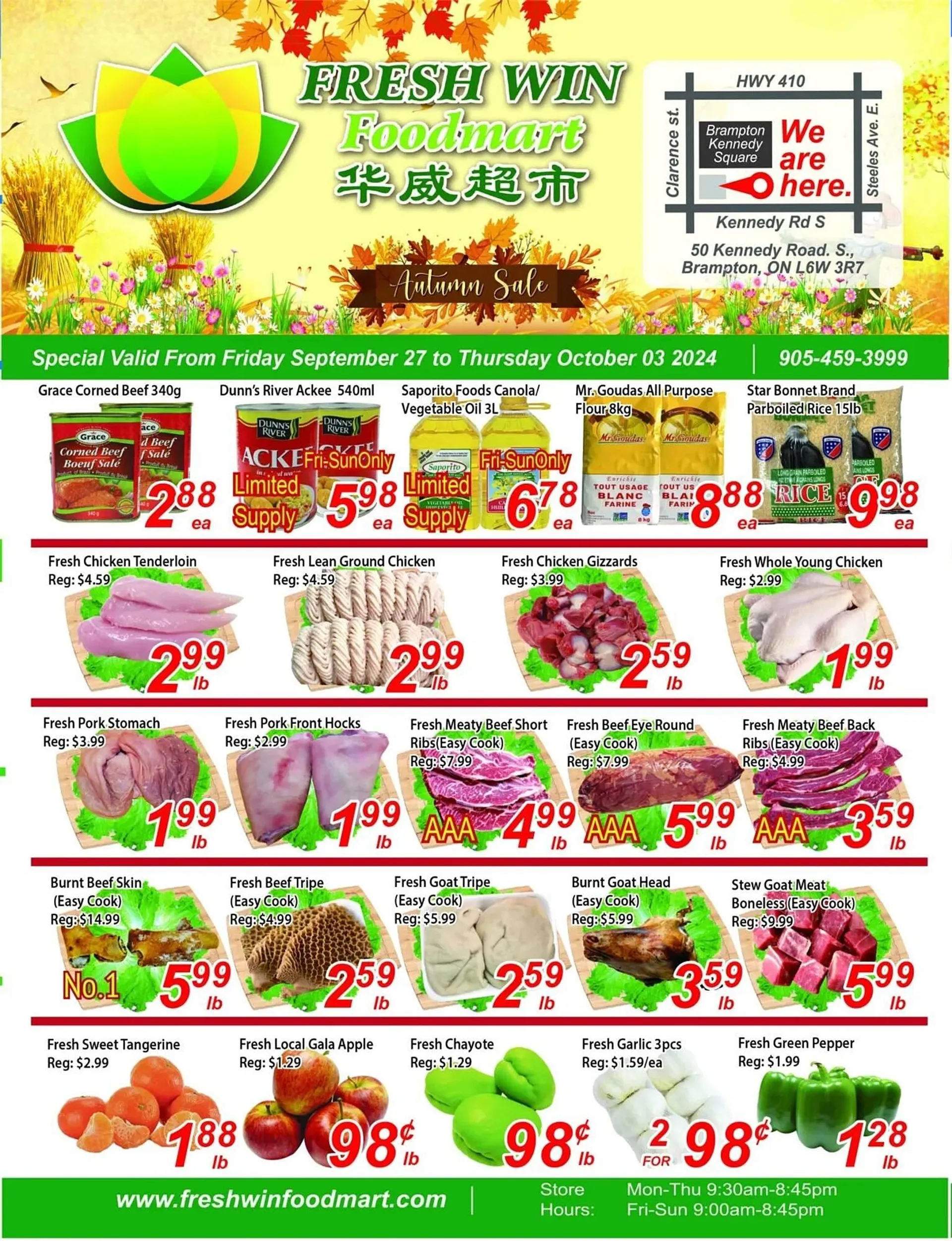 Fresh Win Foodmart flyer - 1