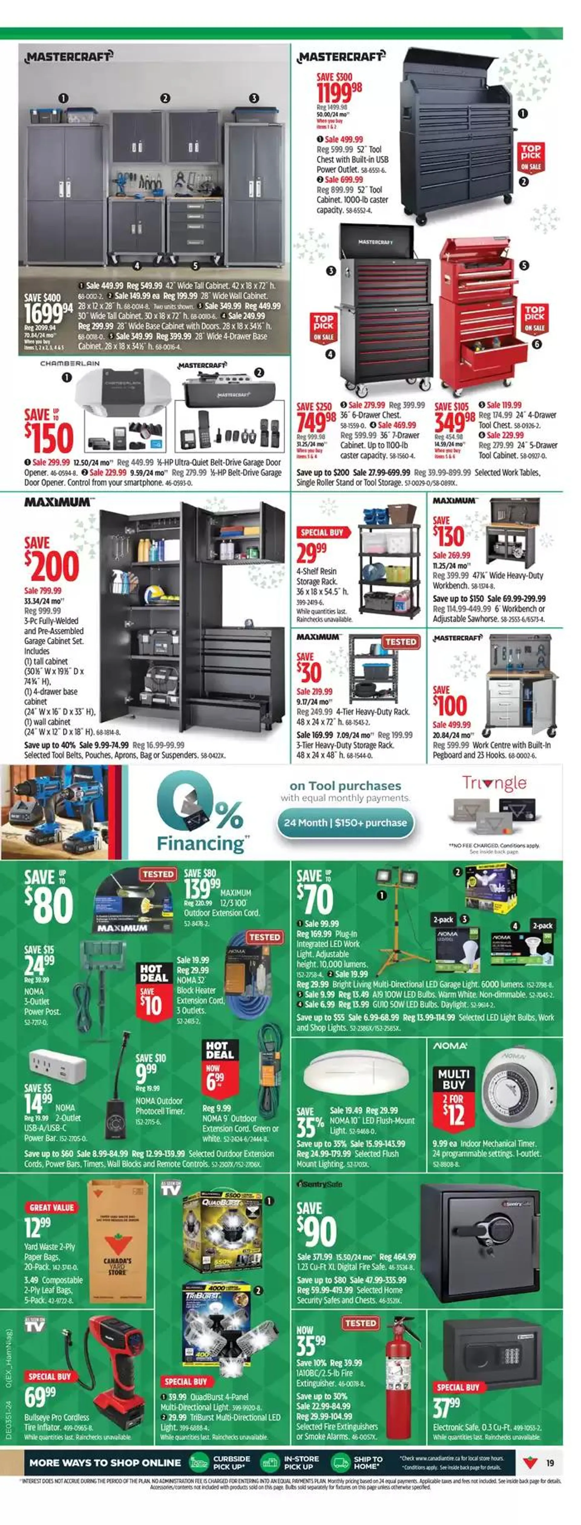 Canadian Tire weekly flyer from December 12 to December 22 2024 - flyer page 19