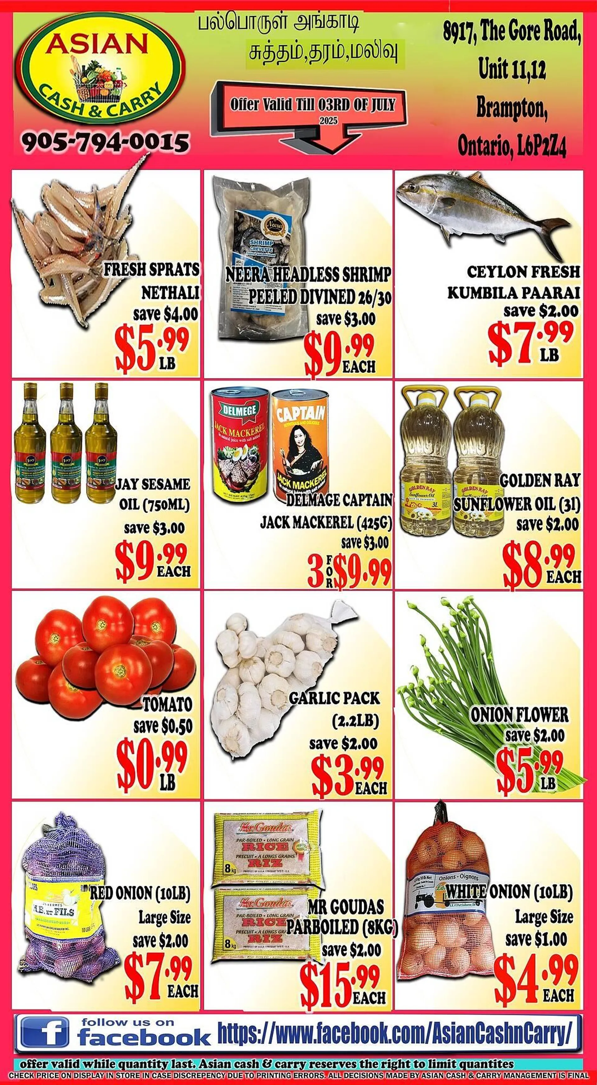 Asian Cash & Carry flyer from June 27 to July 3 2025 - flyer page 1