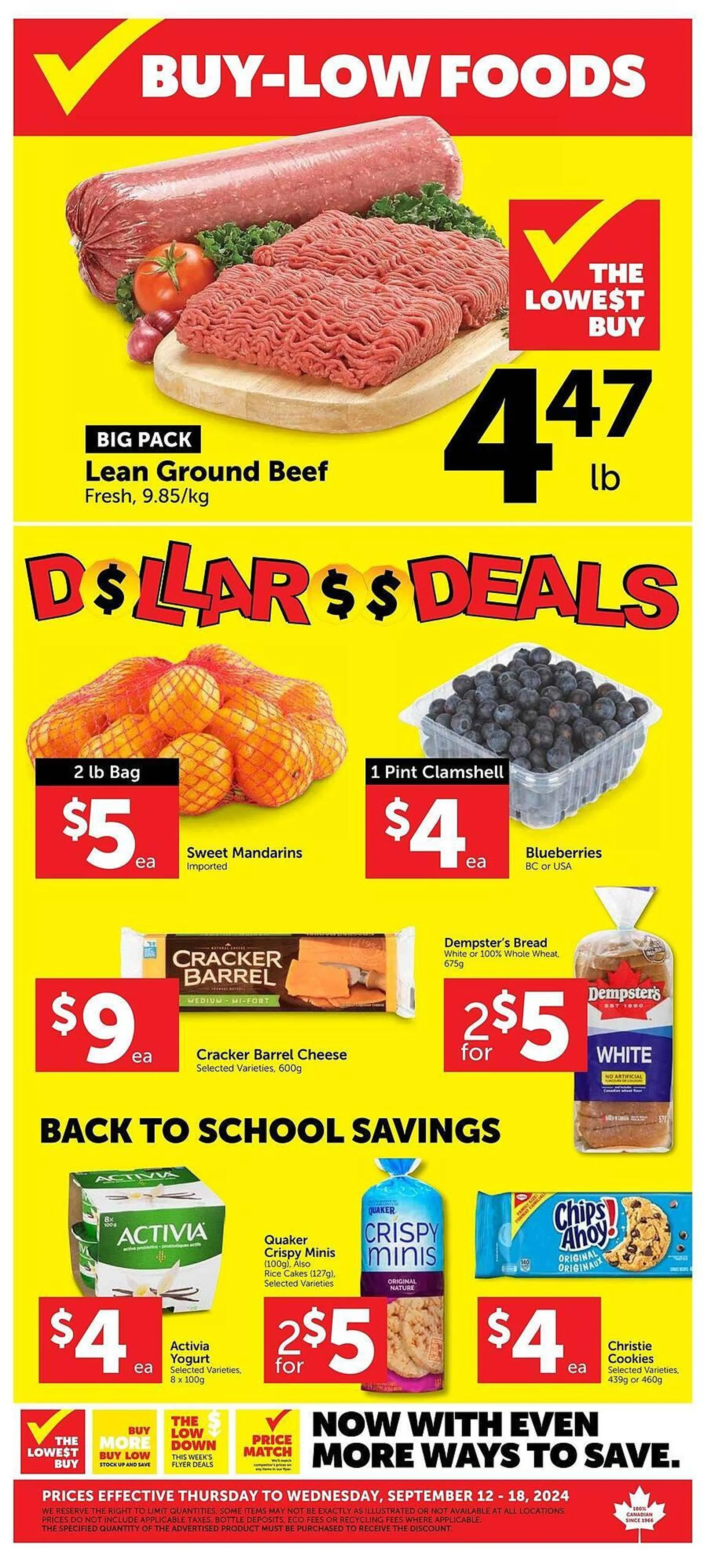 Buy-Low Foods flyer - 1