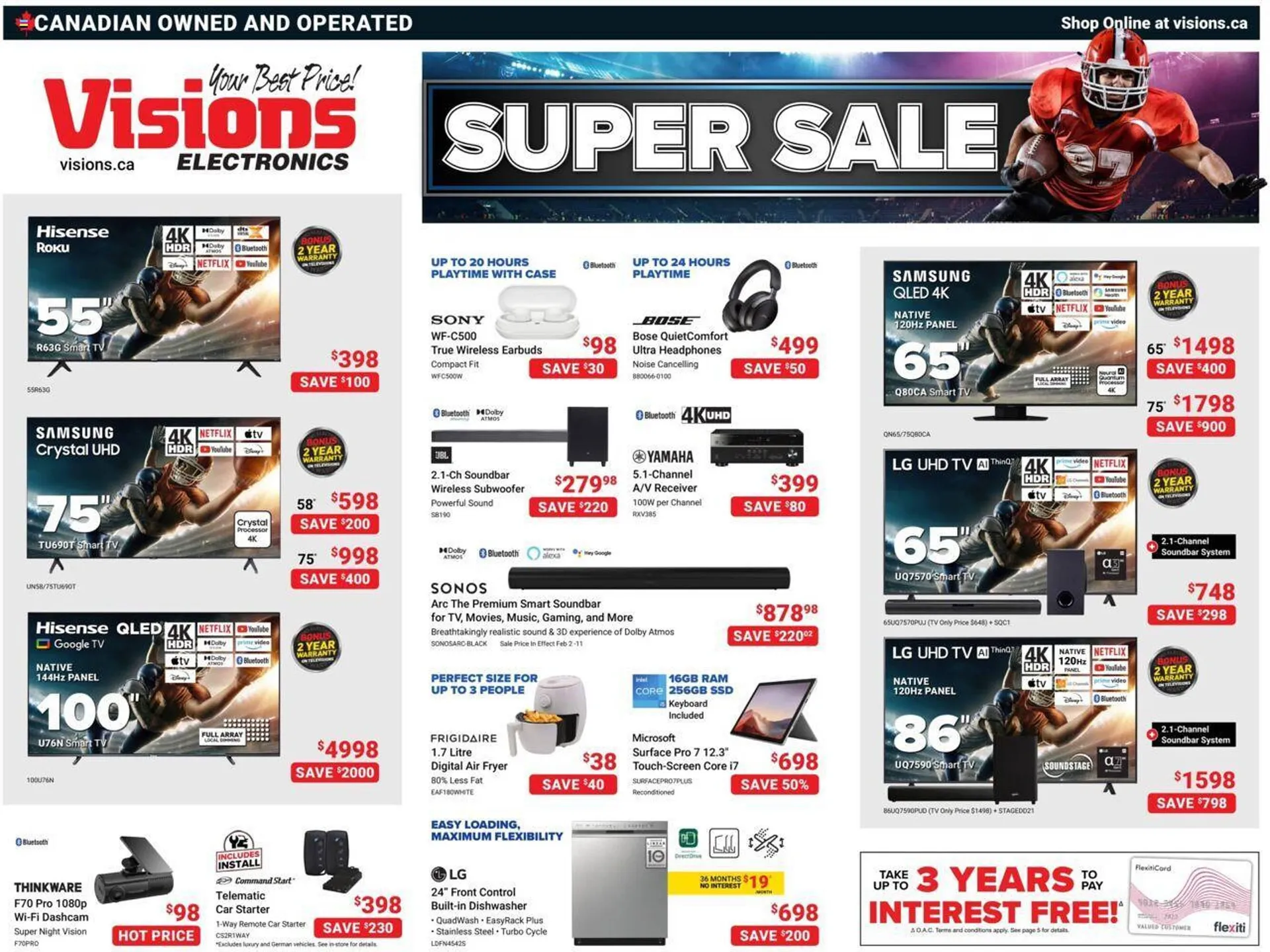 Visions Electronics flyer from February 2 to February 8 2024 - flyer page 